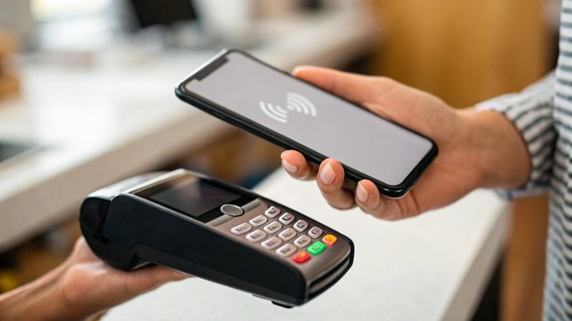 Оплата покупок с помощью недорогого Android‑смартфона с NFC