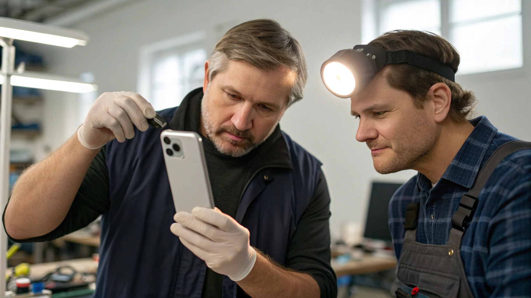 Проверка камеры и вспышки на iPhone после ремонта