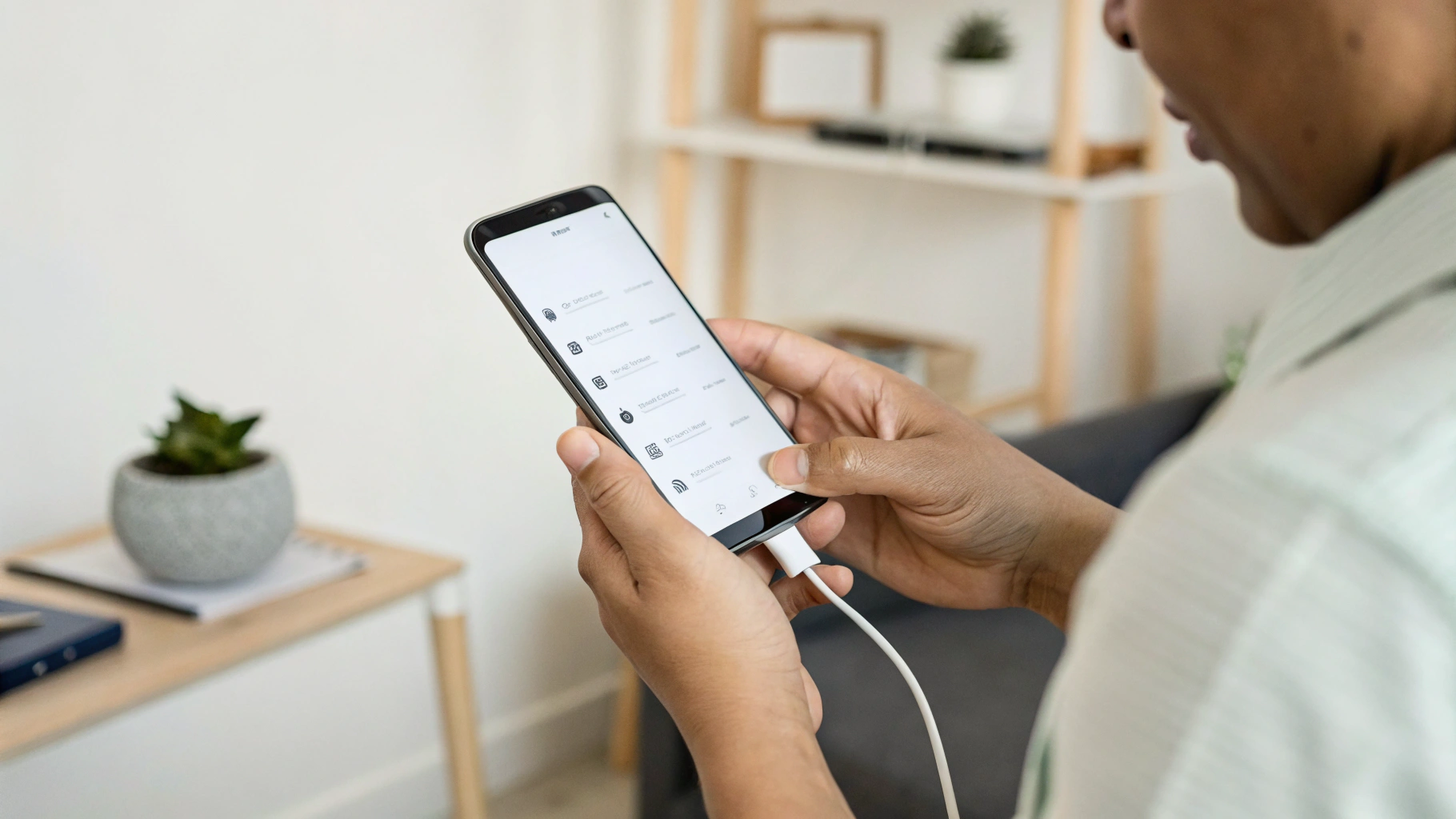 Настройка оптимизации батареи и зарядки на смартфоне Samsung с One UI 8