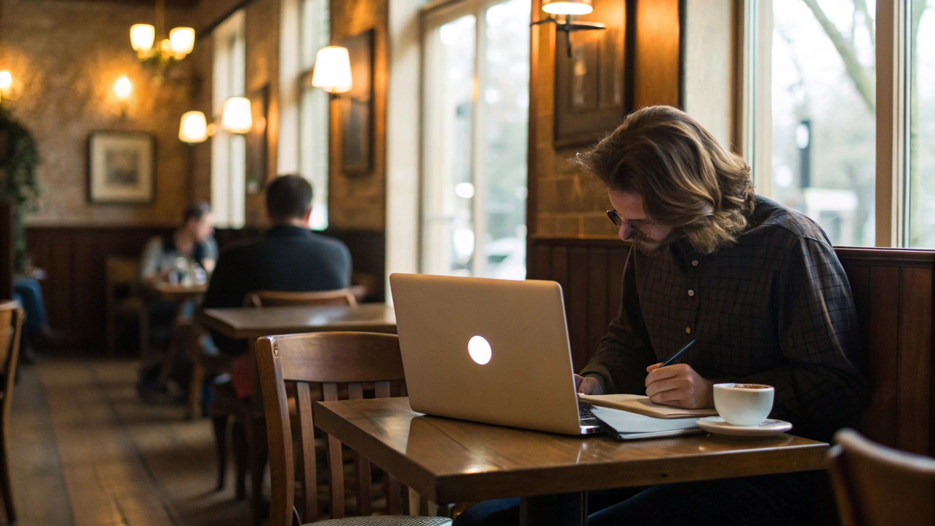 Работа с MacBook в кафе в течение дня от батареи