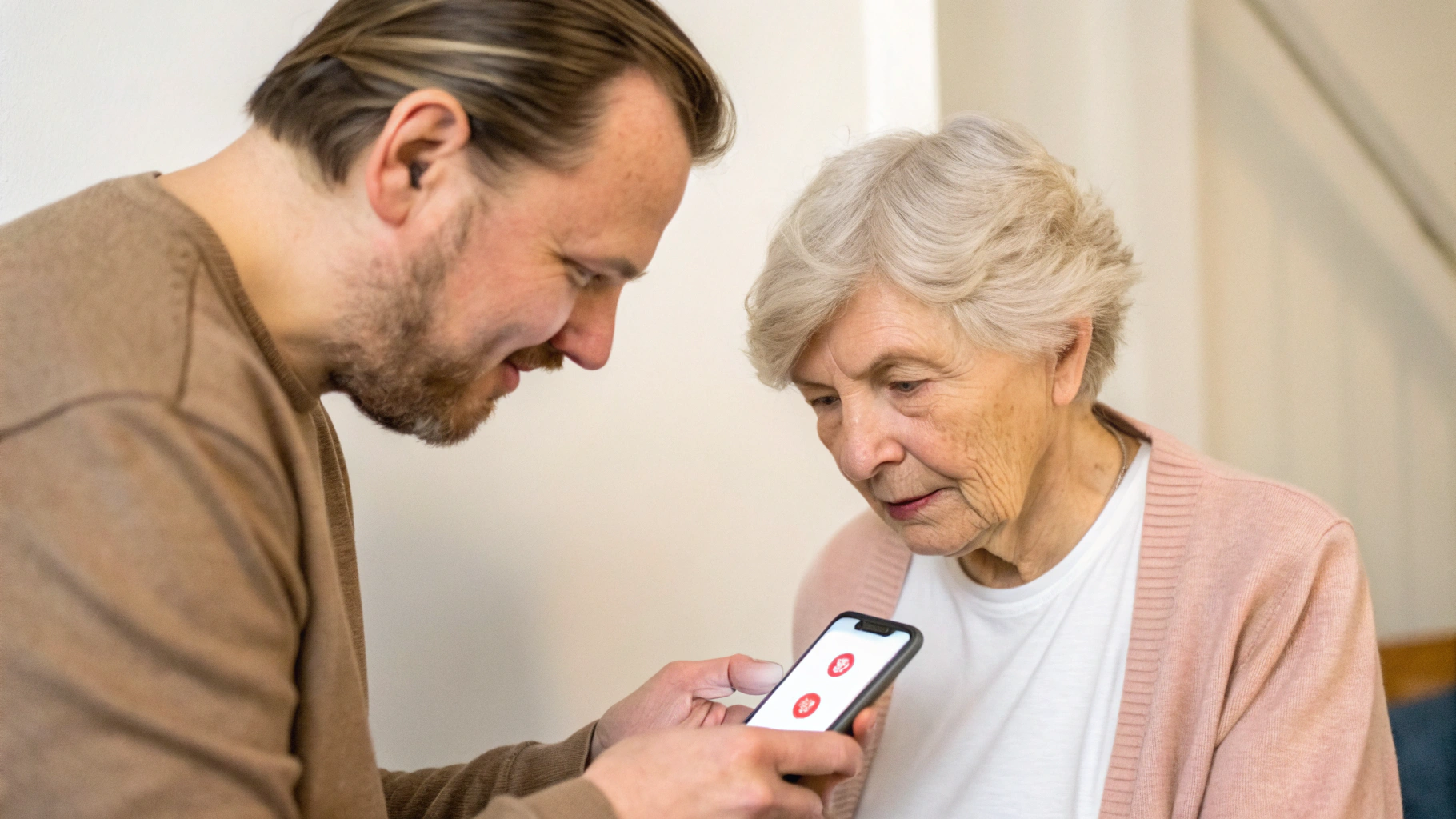 Настройка экстренных контактов и SOS на смартфоне для пожилого родителя