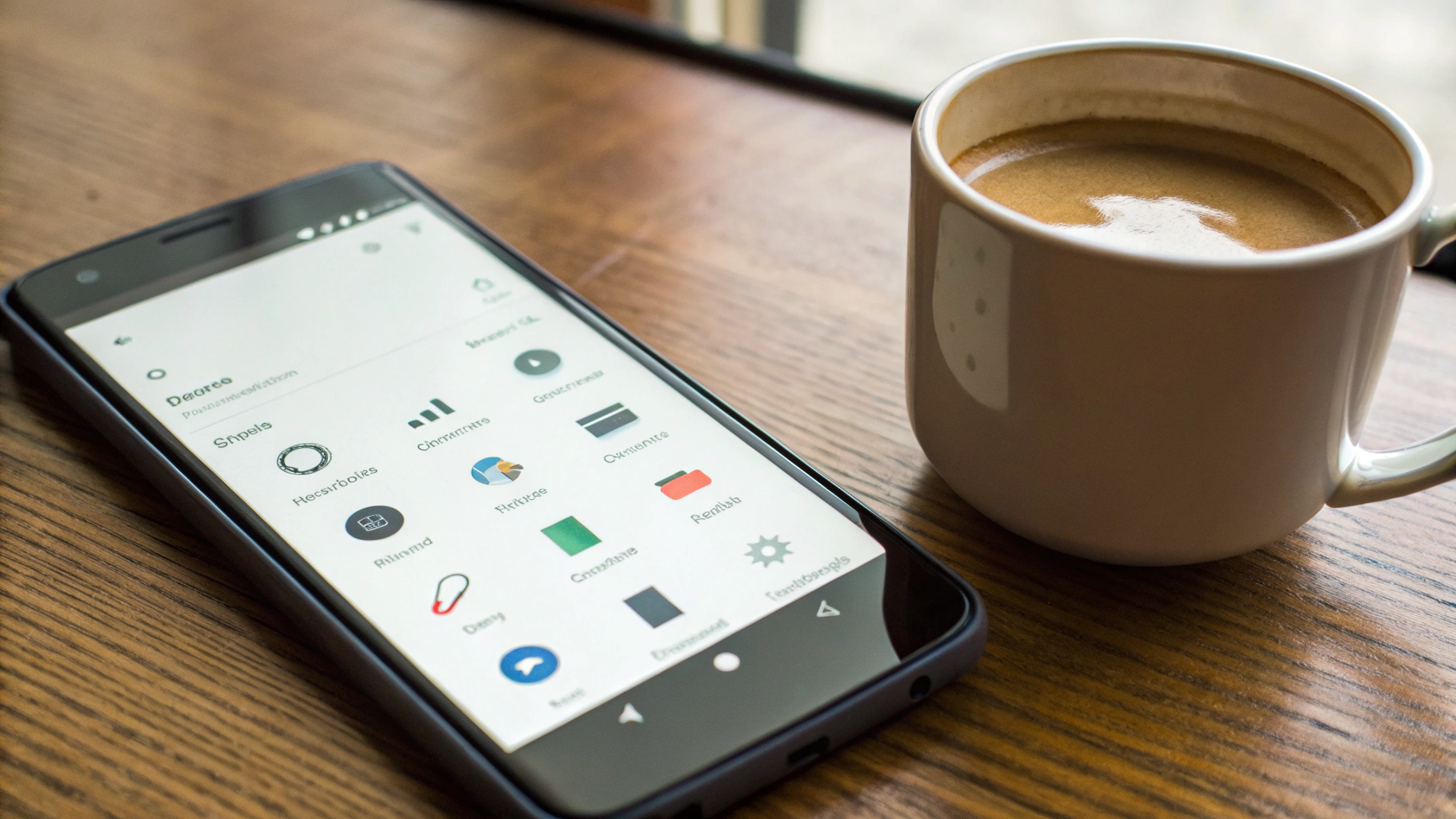 Экран настроек батареи и памяти на Android‑смартфоне