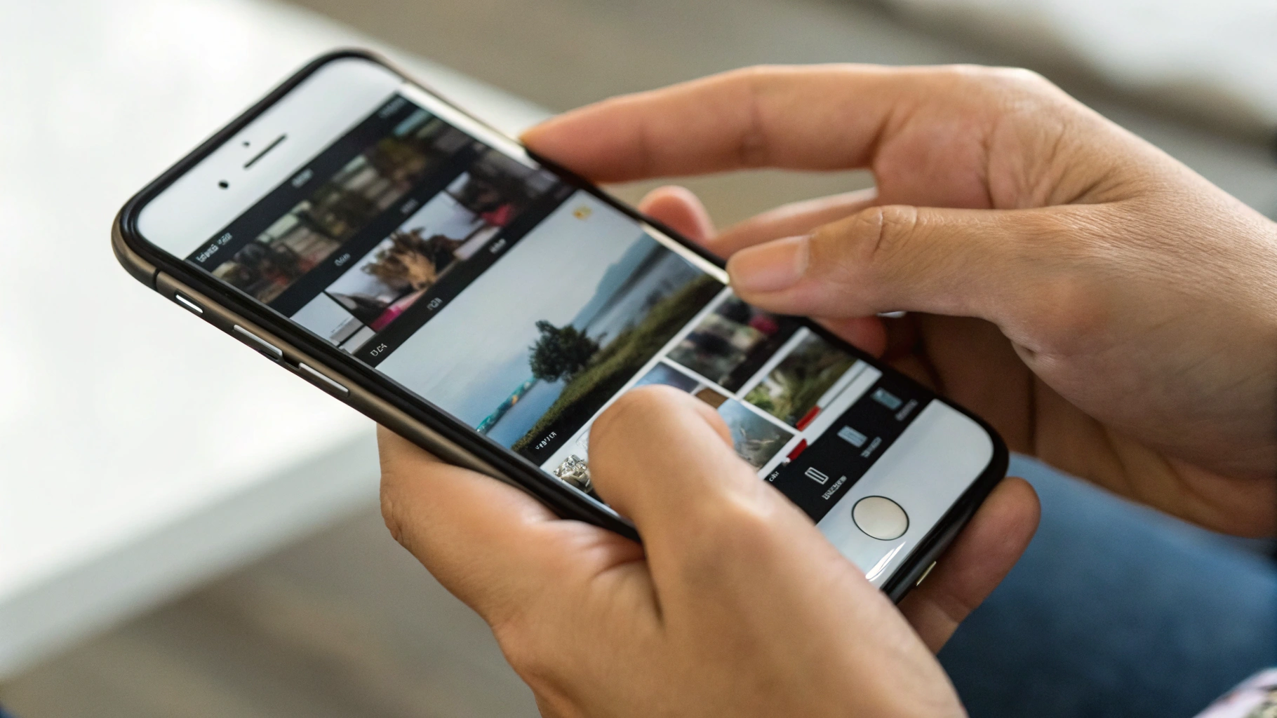 Монтаж вертикального видео для соцсетей на iPhone