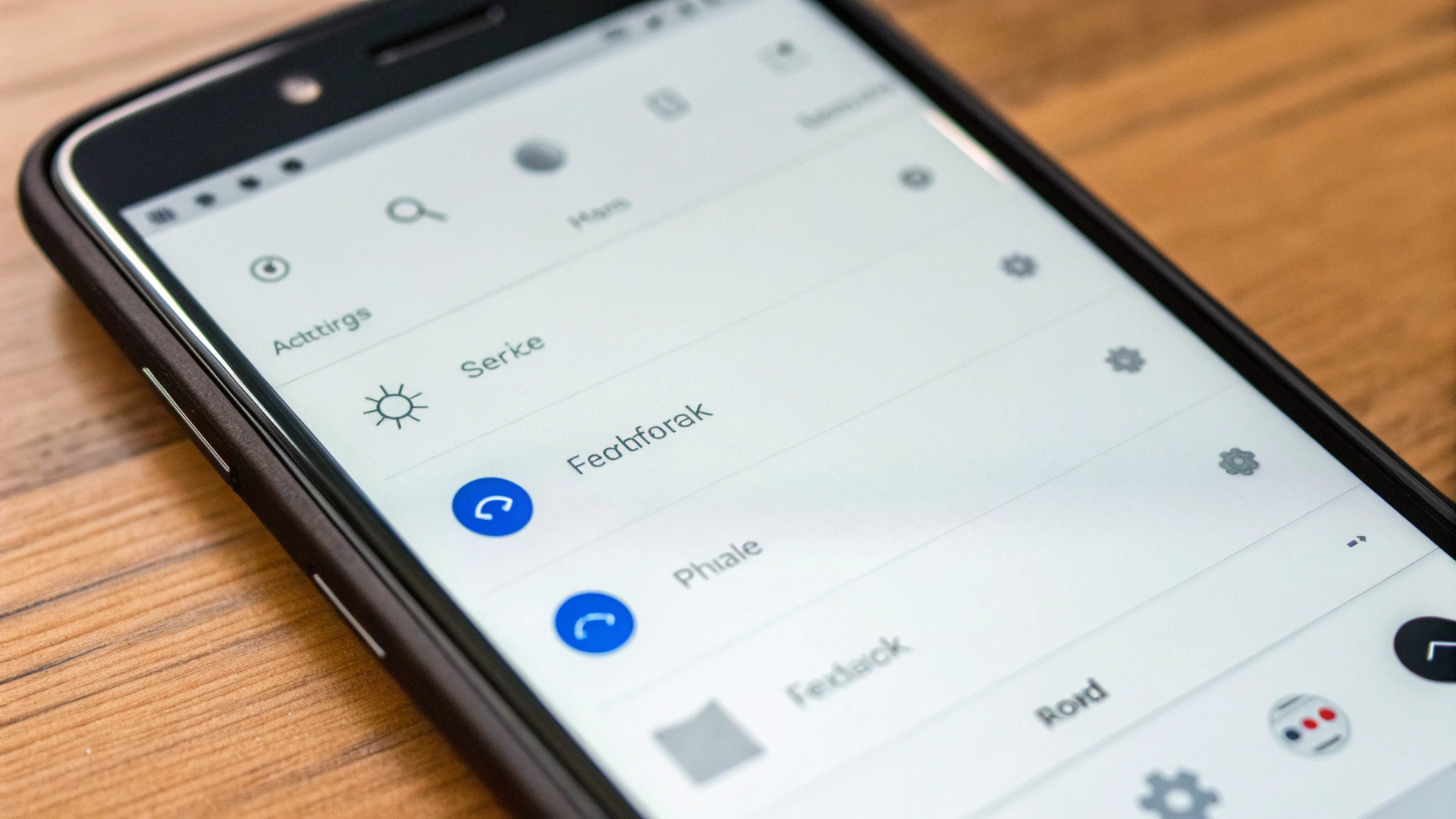 Экран Android‑смартфона с настройками вибрации и тактильного отклика