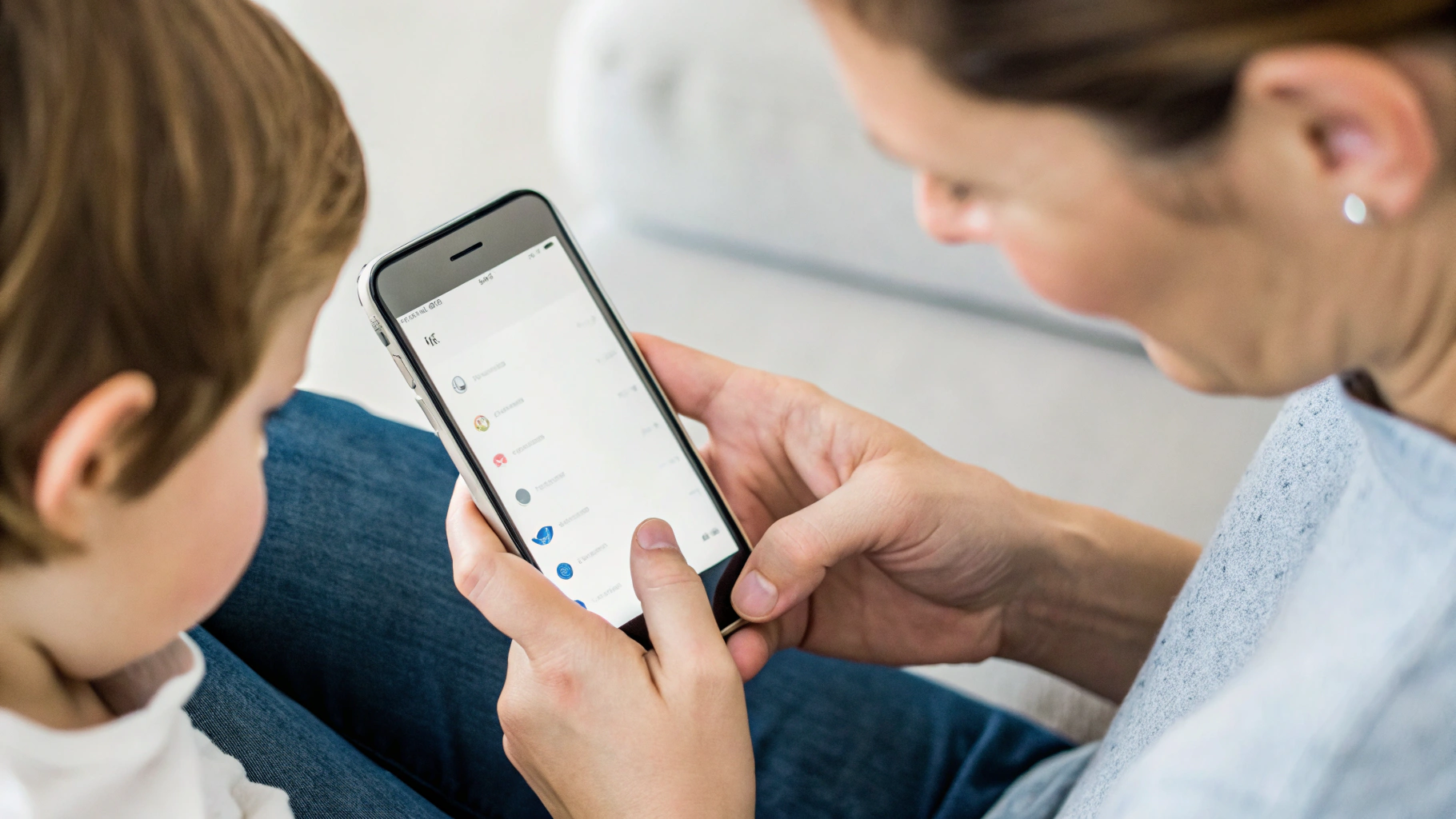 Родитель создаёт семейную группу и настраивает экранное время на iPhone