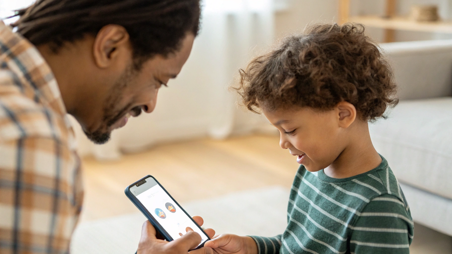 Родитель управляет детским профилем на Android через приложение Family Link