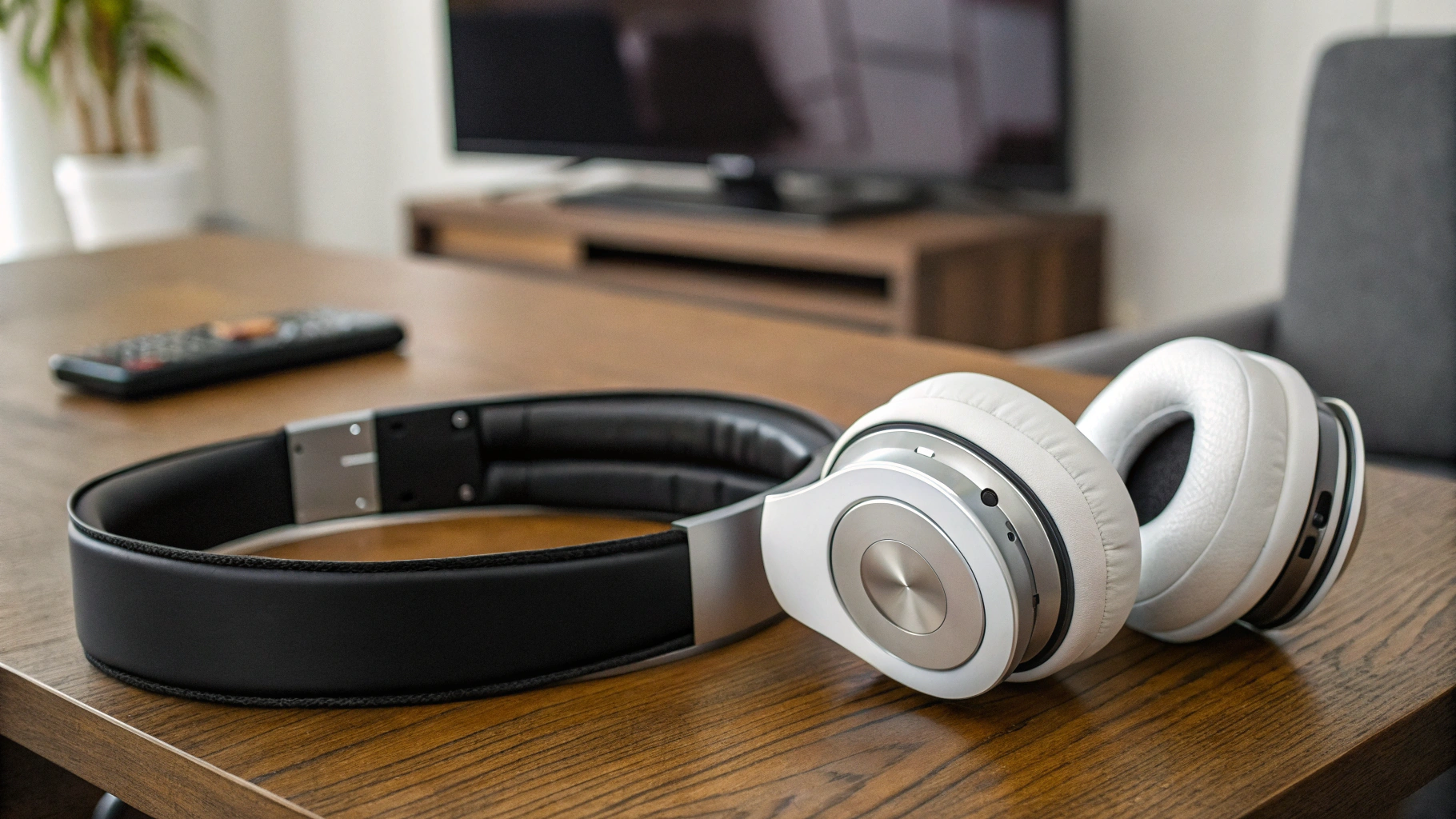 Две пары полноразмерных беспроводных наушников для семейного просмотра фильмов