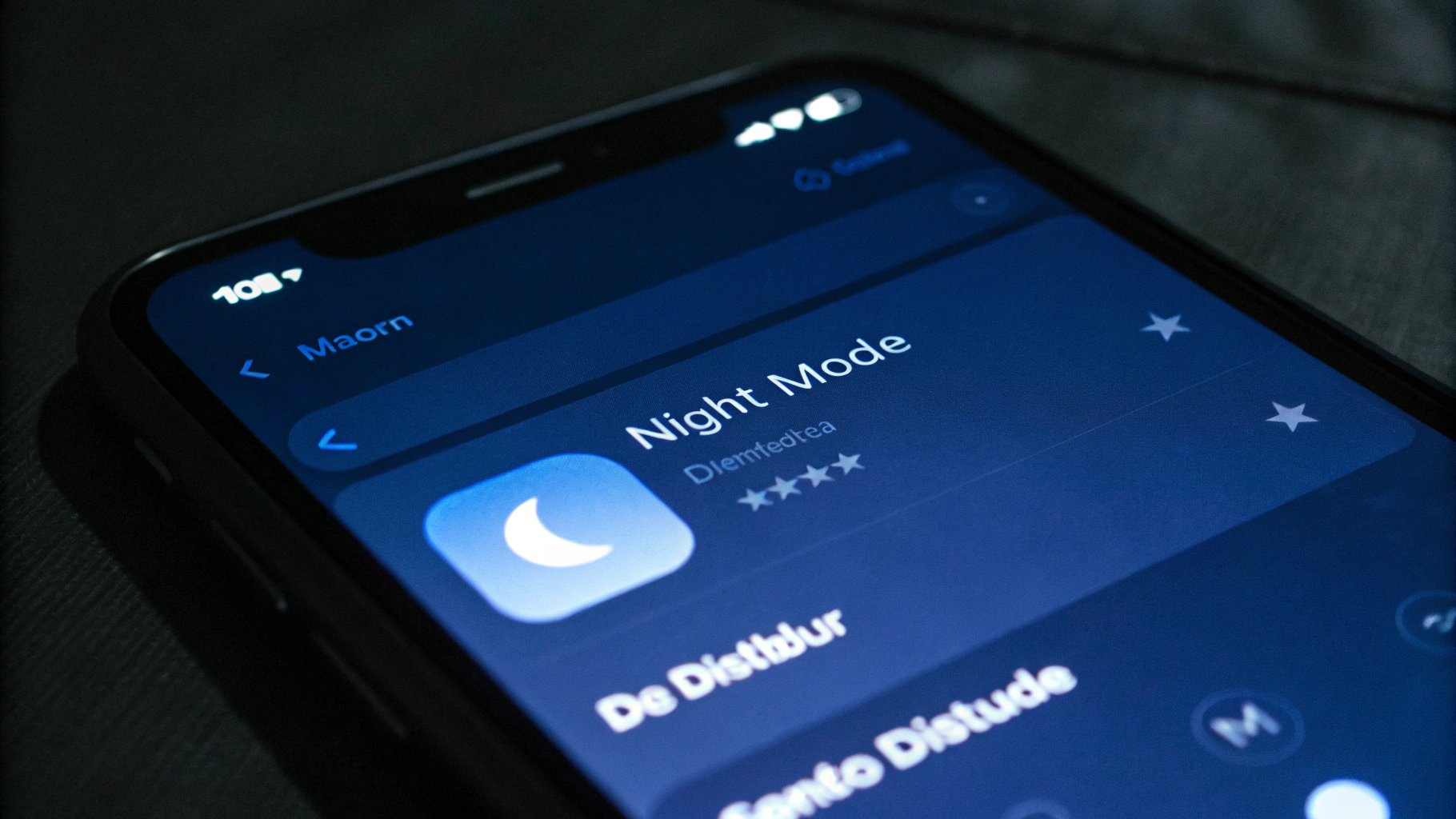 Настройки ночного режима и «Не беспокоить» на смартфоне перед сном