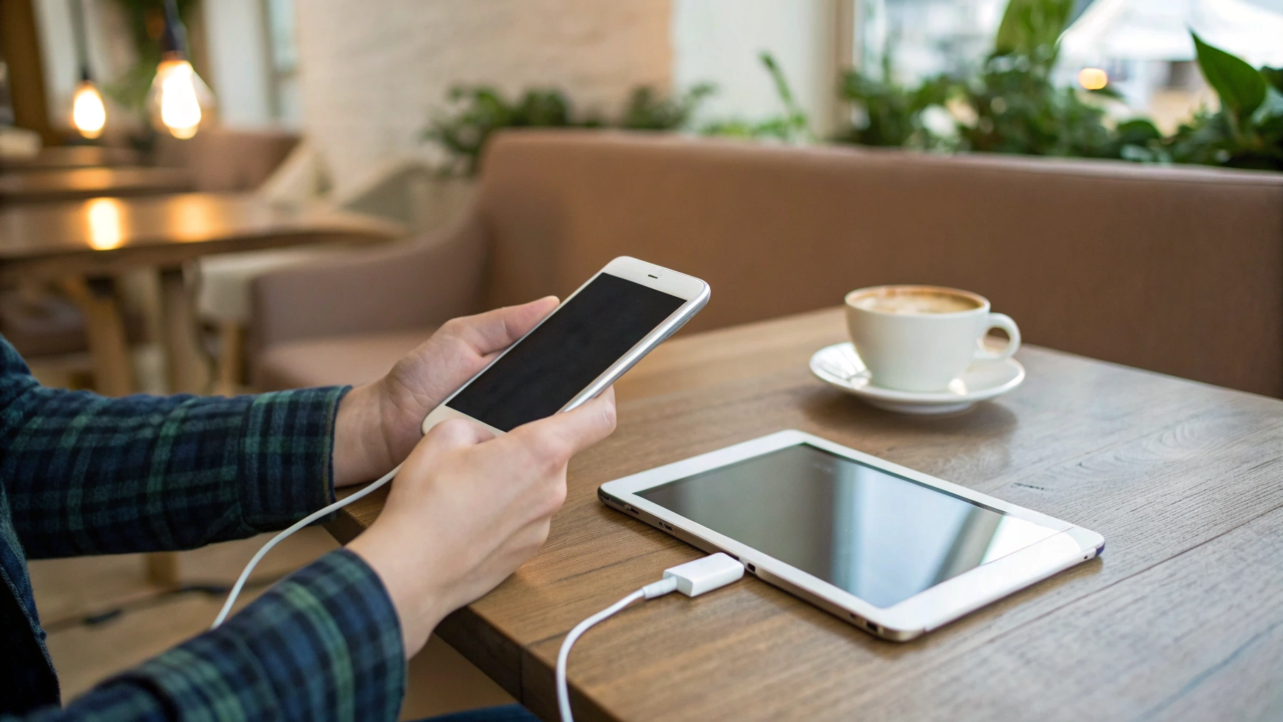 Раздача интернета с телефона на iPad в кафе