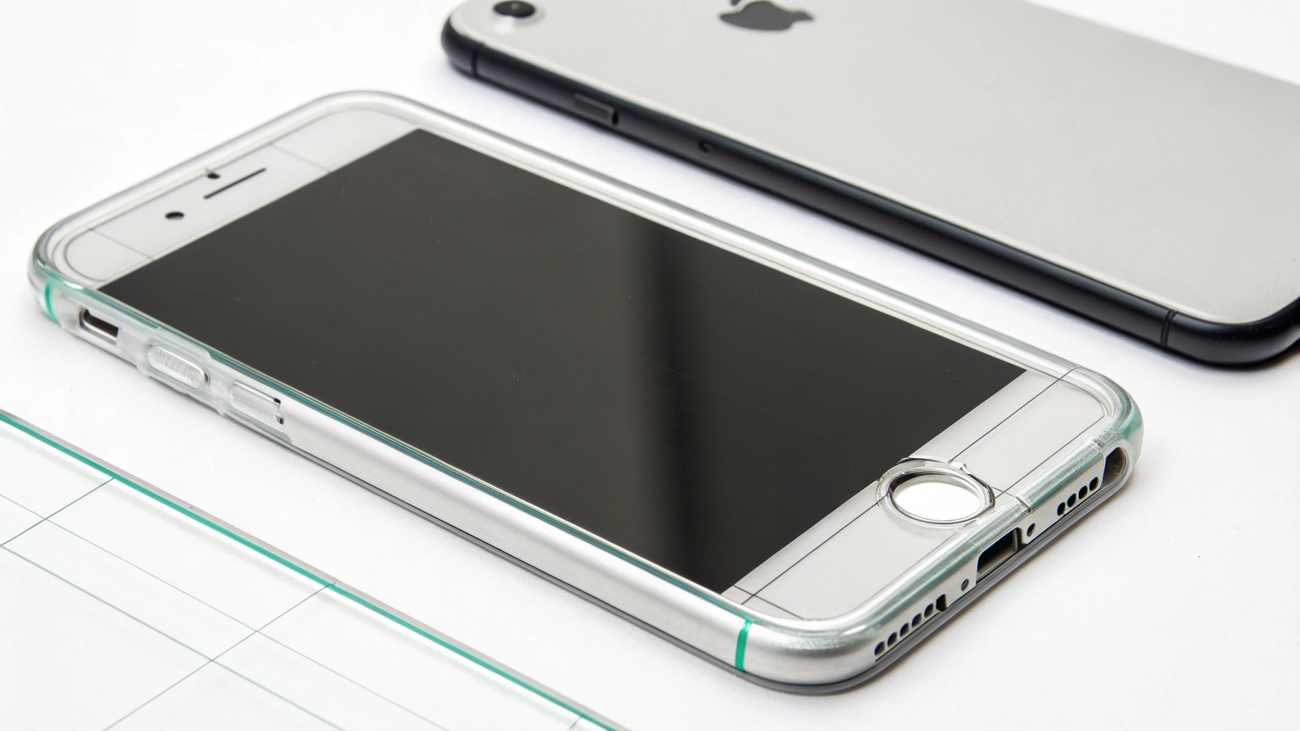 Проверка, не перекрывает ли защитное стекло или чехол датчики Face ID