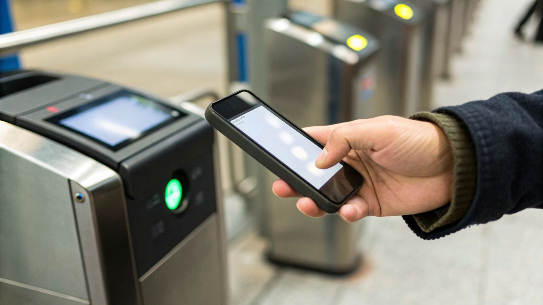 Проверка NFC для транспорта: смартфон у валидатора или турникета