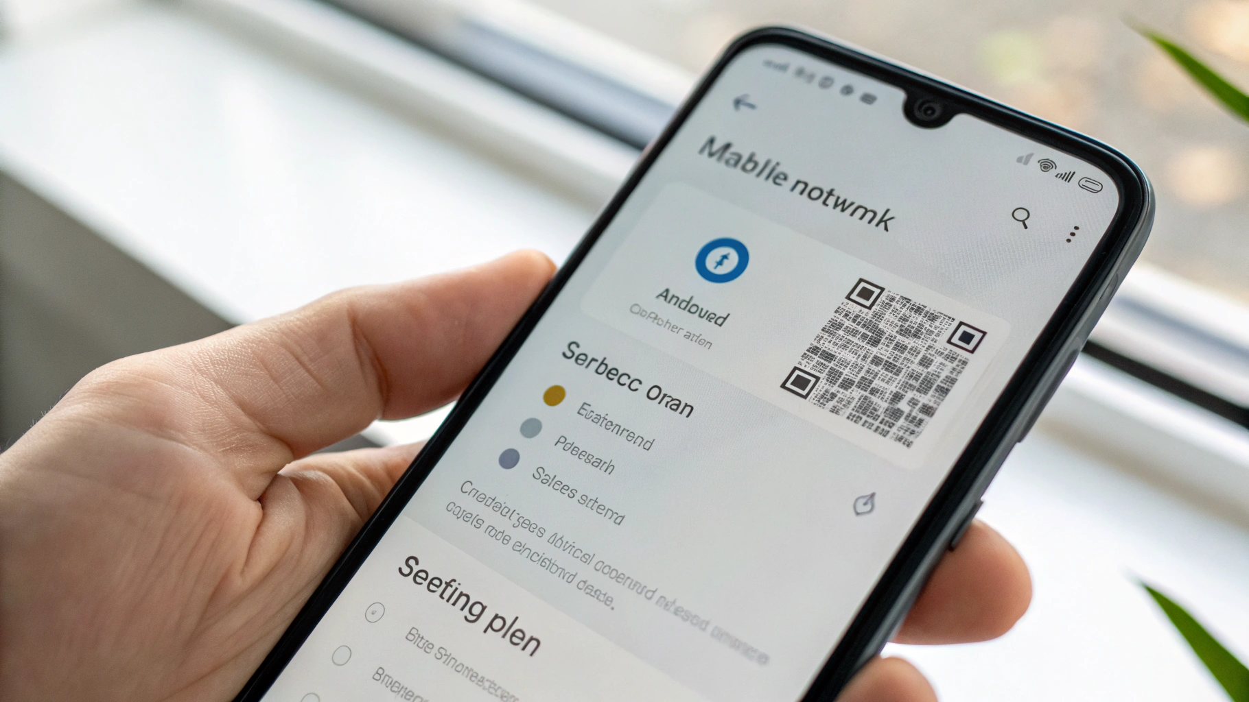 Добавление eSIM на Android: экран настроек и сканирование QR-кода