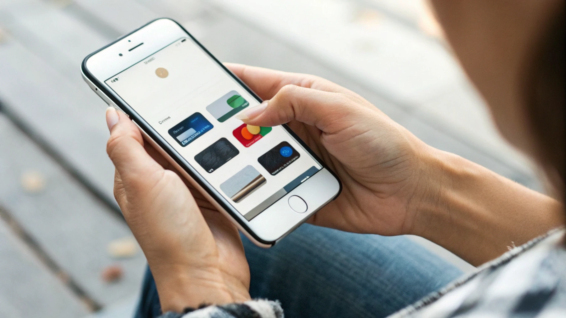 Экран Wallet на iPhone с картами для бесконтактной оплаты