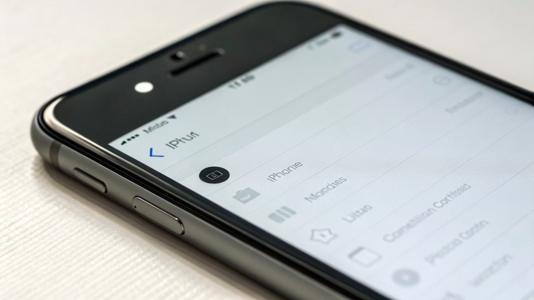 Экран iPhone с разделом «Об этом устройстве» и номером модели для проверки региона