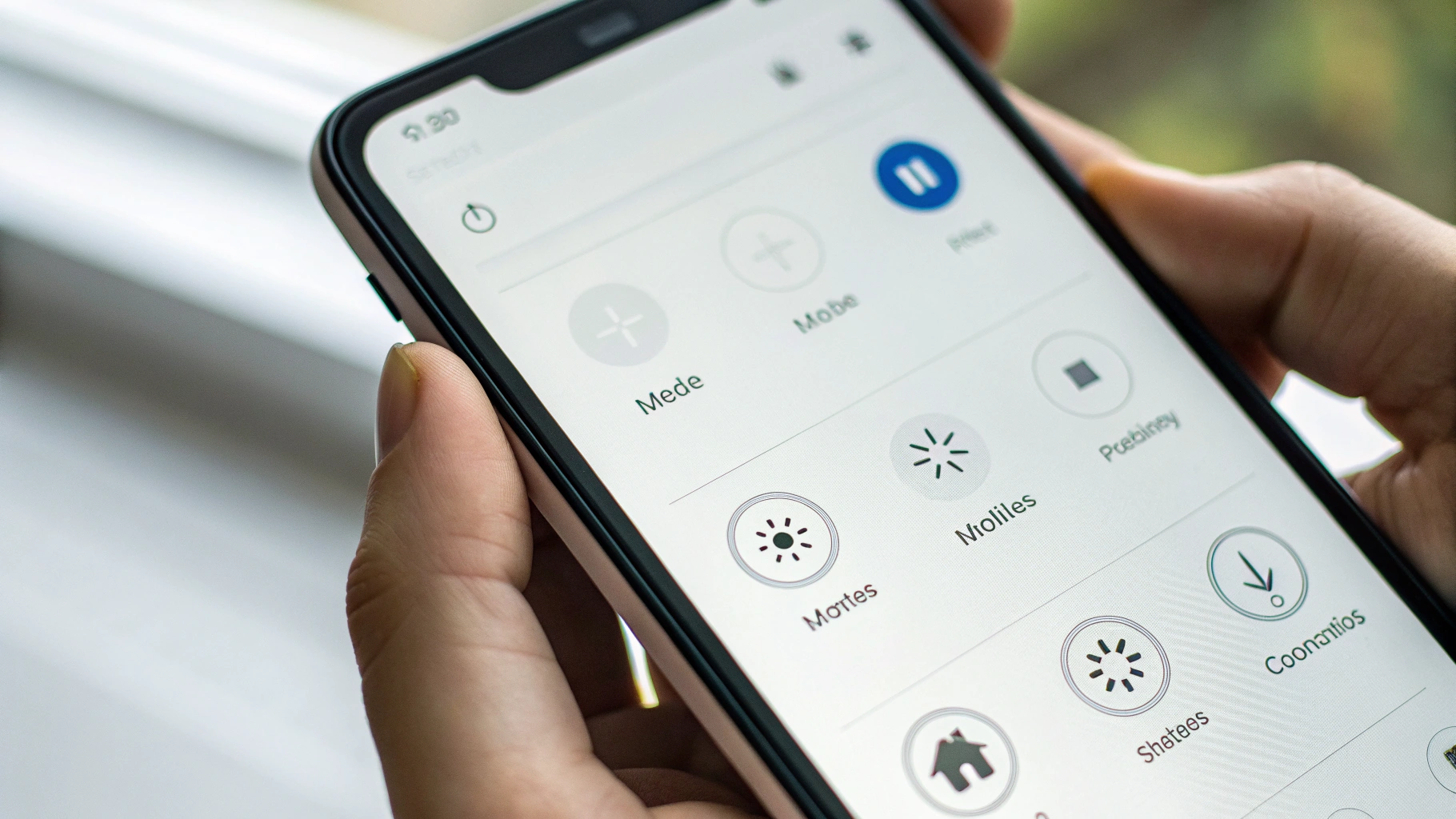 Меню режимов и сценариев в One UI на смартфоне Samsung