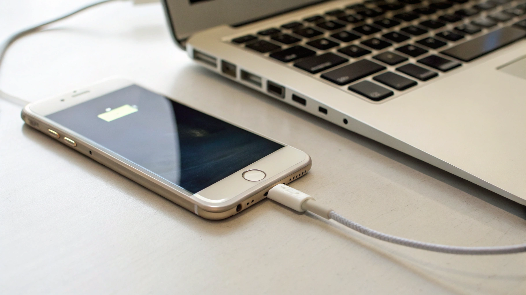 iPhone в режиме восстановления (Recovery Mode) при подключении к компьютеру