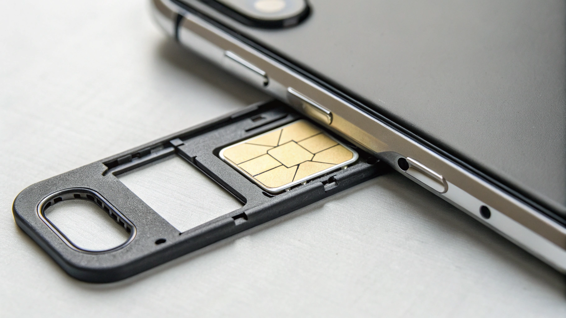 Проверка SIM-карты и лотка iPhone перед повторной установкой