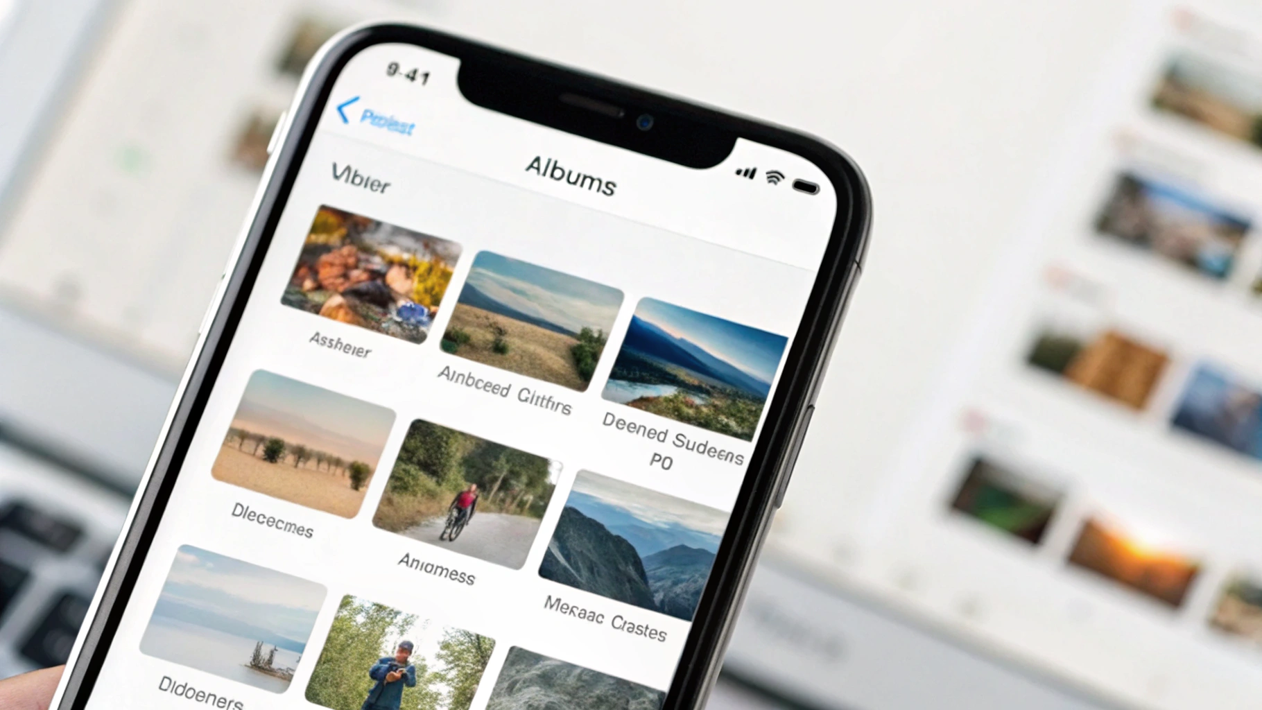 Раздел «Альбомы» в Фото на iPhone с пунктами «Скрытые» и «Недавно удалённые»