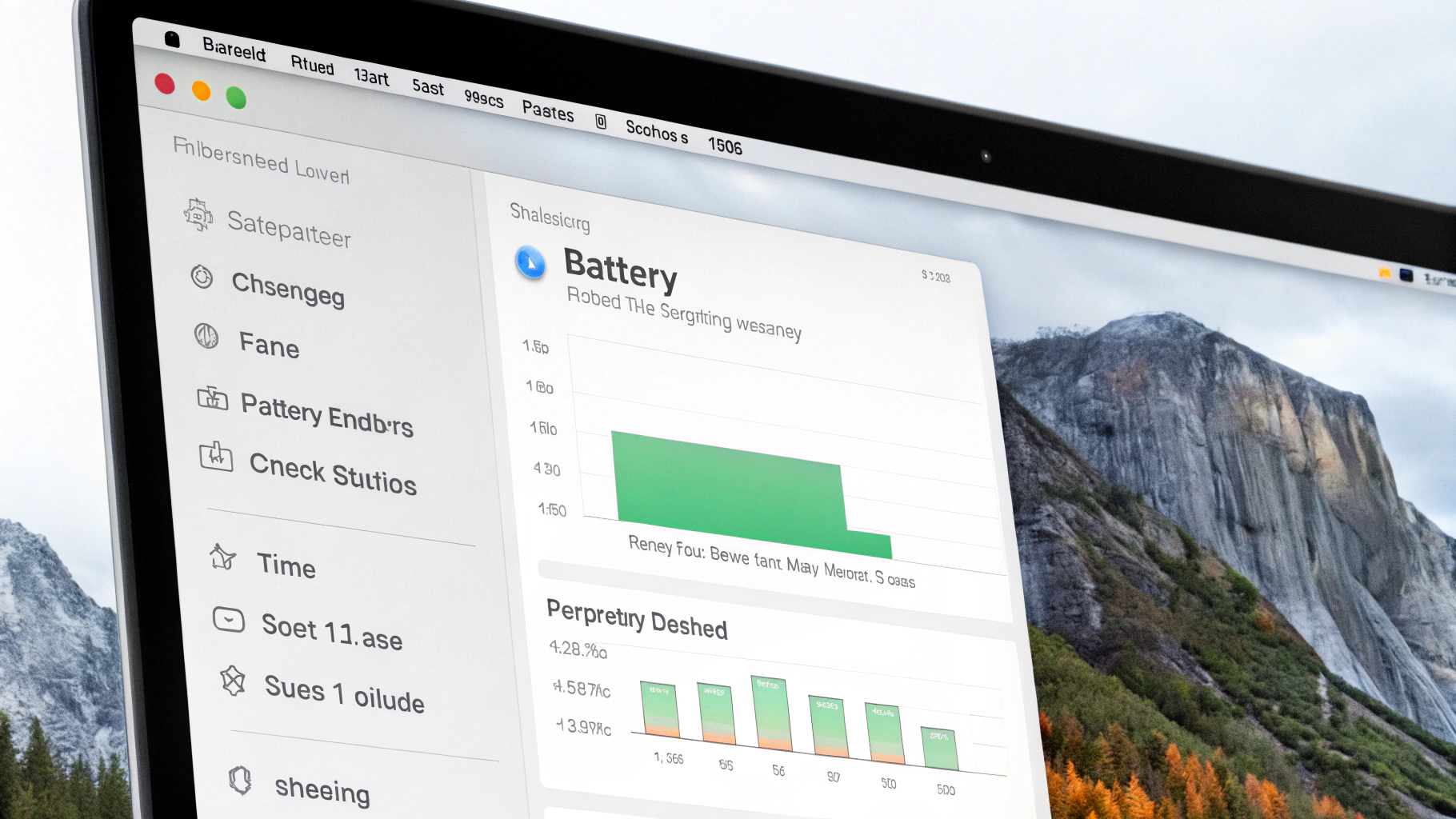 Раздел «Питание» в «Отчёте о системе» с данными батареи MacBook