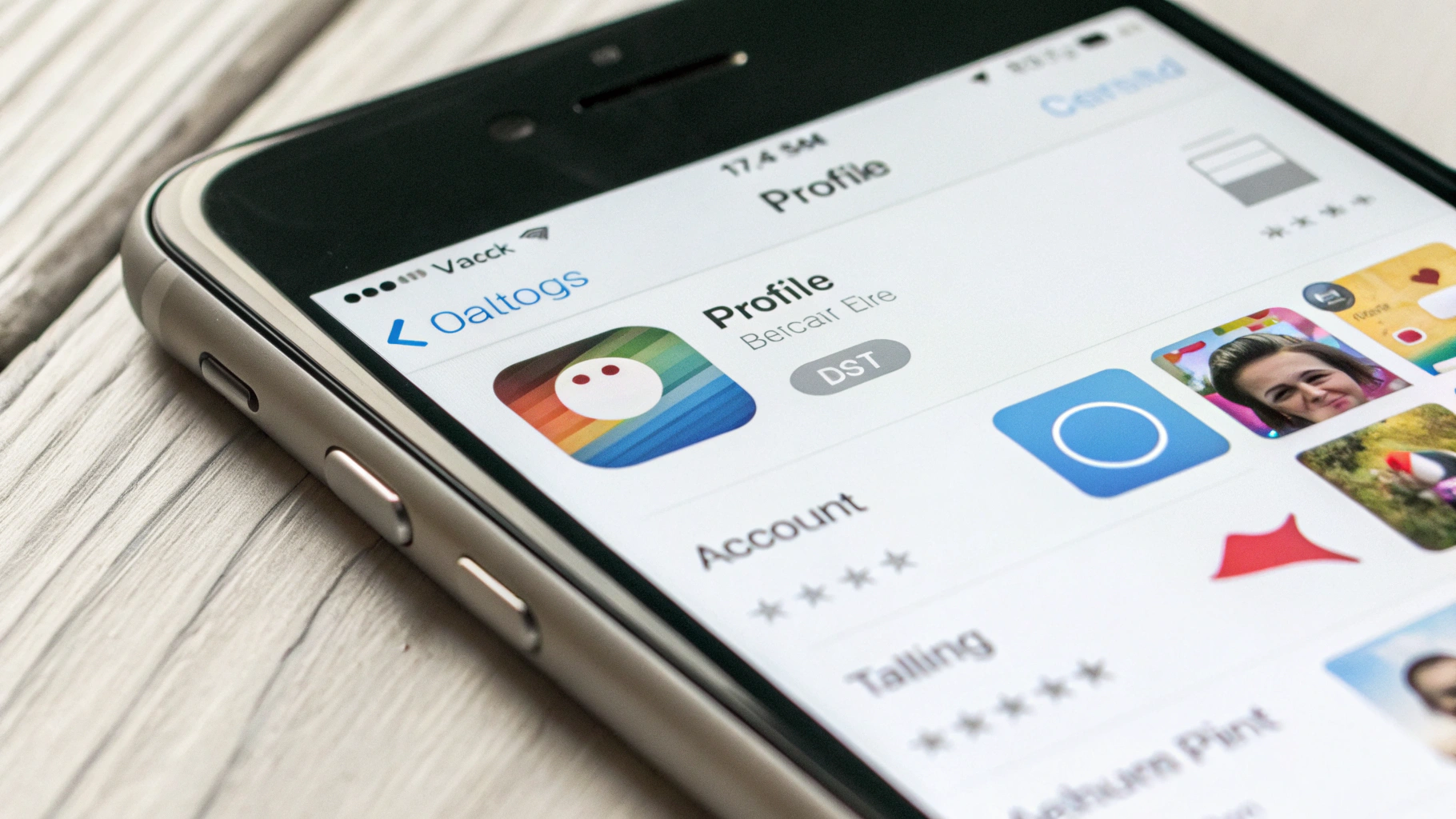 Экран App Store с профилем, где видно Apple ID для покупок