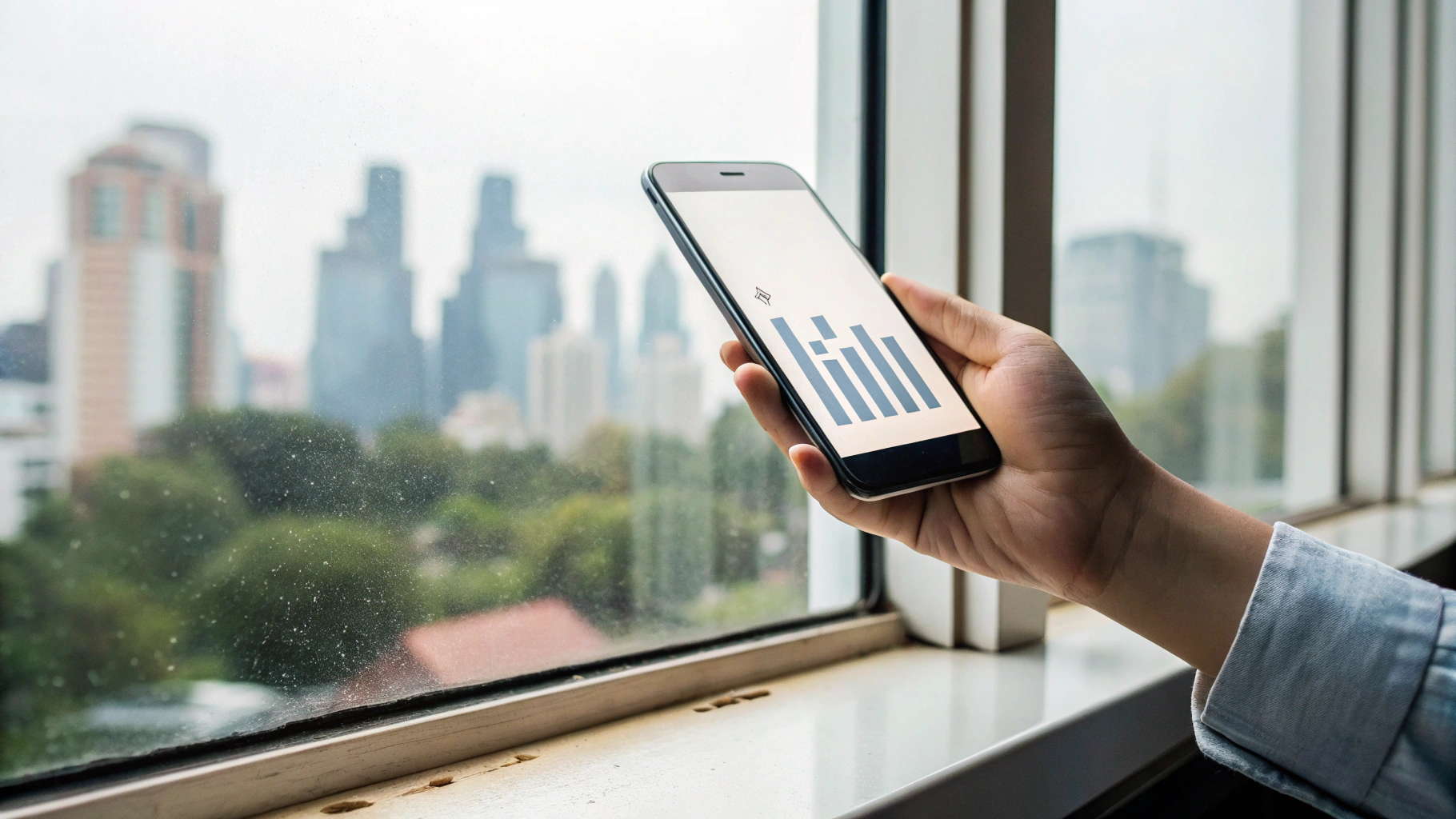 Проверка сети на iPhone на улице и у окна: в разных точках меняется 5G и LTE