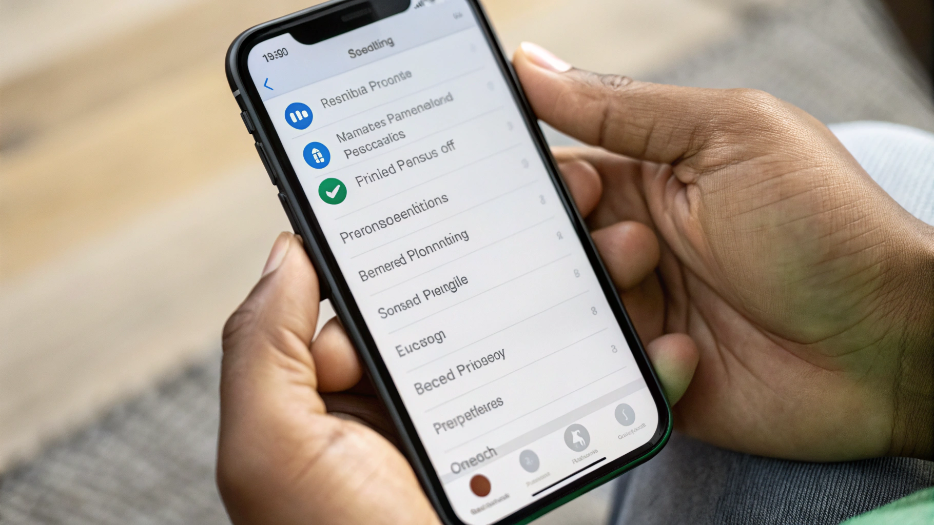 Проверка Bluetooth и разрешений микрофона в настройках iPhone