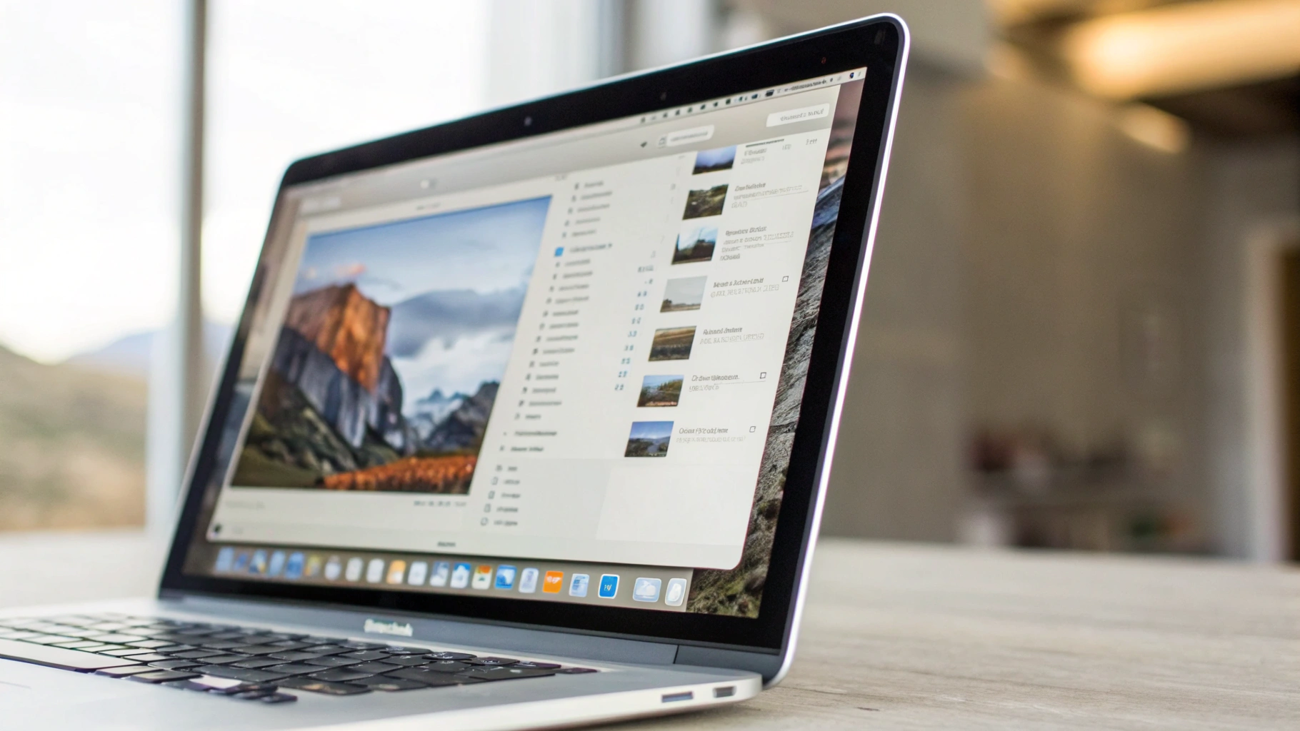 Окно «Об этом Mac» с пунктами «Память» и «Хранилище» на MacBook