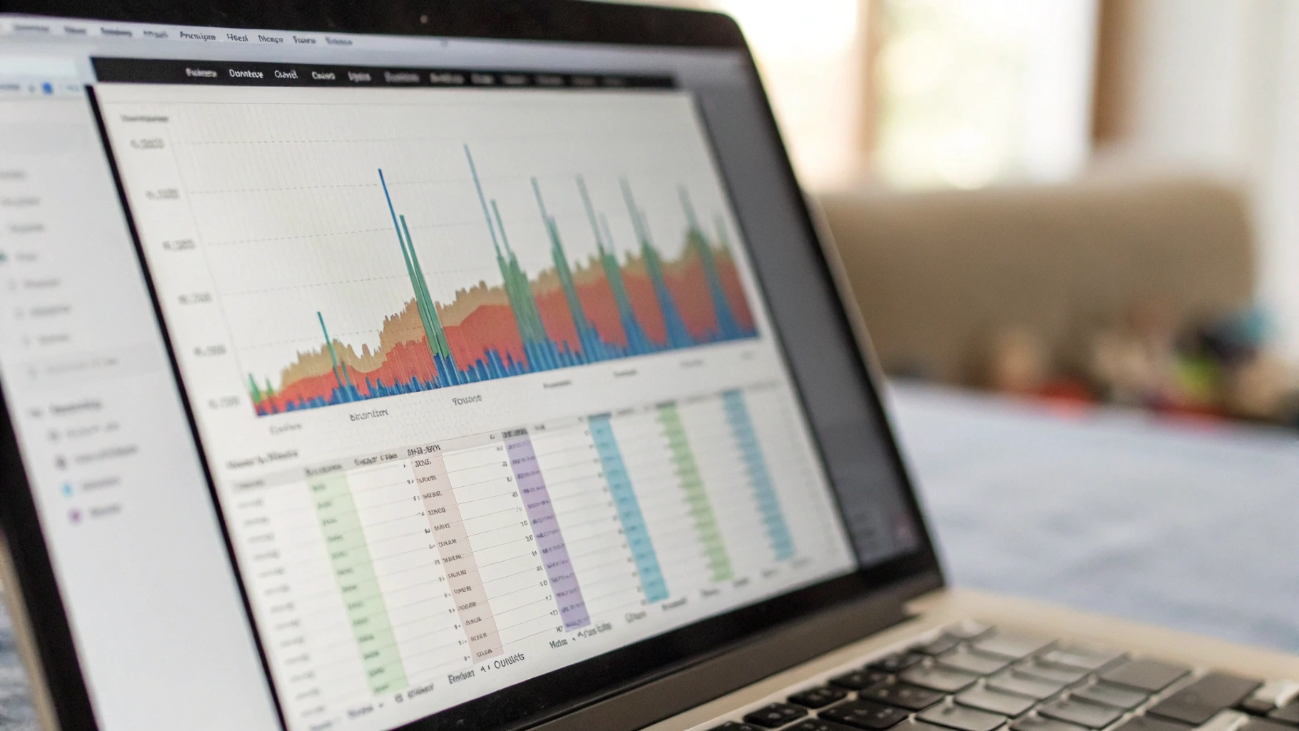 Вкладка «Память» в «Мониторинге системы» с графиком давления памяти
