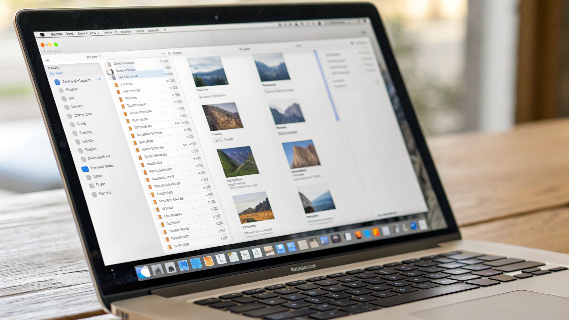 Поиск больших файлов в Finder с сортировкой по размеру на Mac