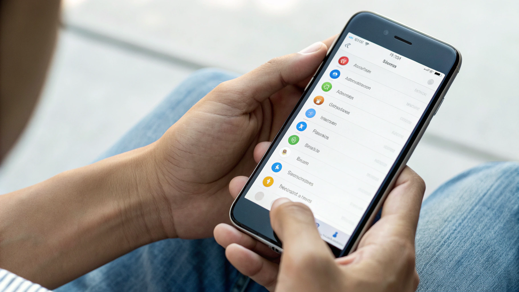 Экран настроек уведомлений на iPhone для WhatsApp и Telegram