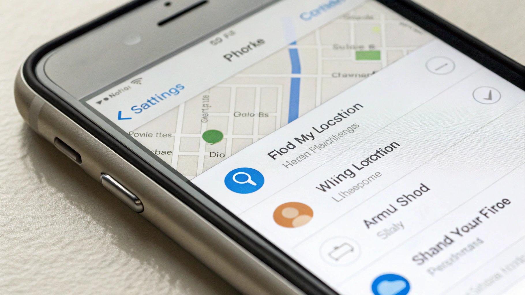 Настройки iPhone: раздел «Локатор» и переключатель «Обмен геопозицией»