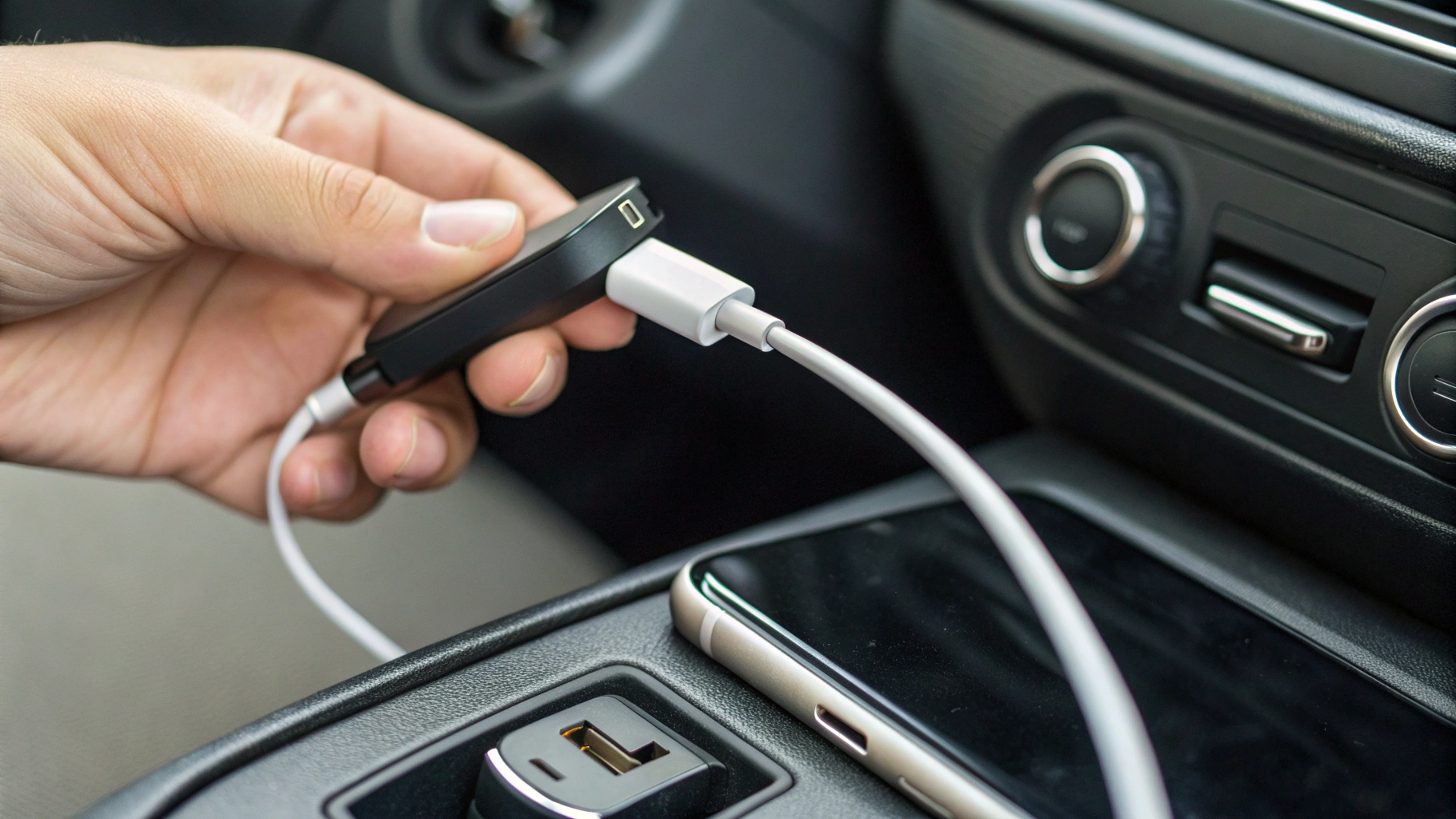 Подключение смартфона к USB-порту автомобиля: проверка кабеля и разъёма