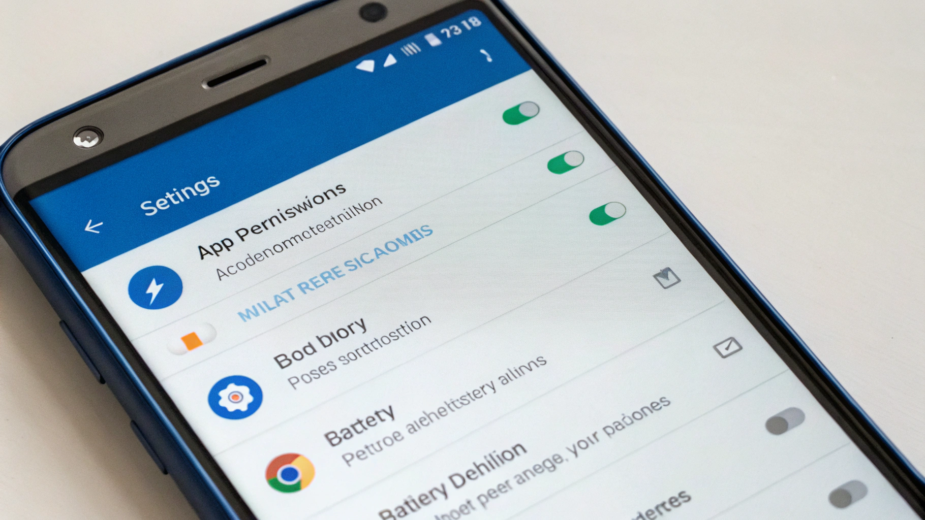 Настройки Android Auto на Samsung: разрешения приложения и исключение из экономии батареи