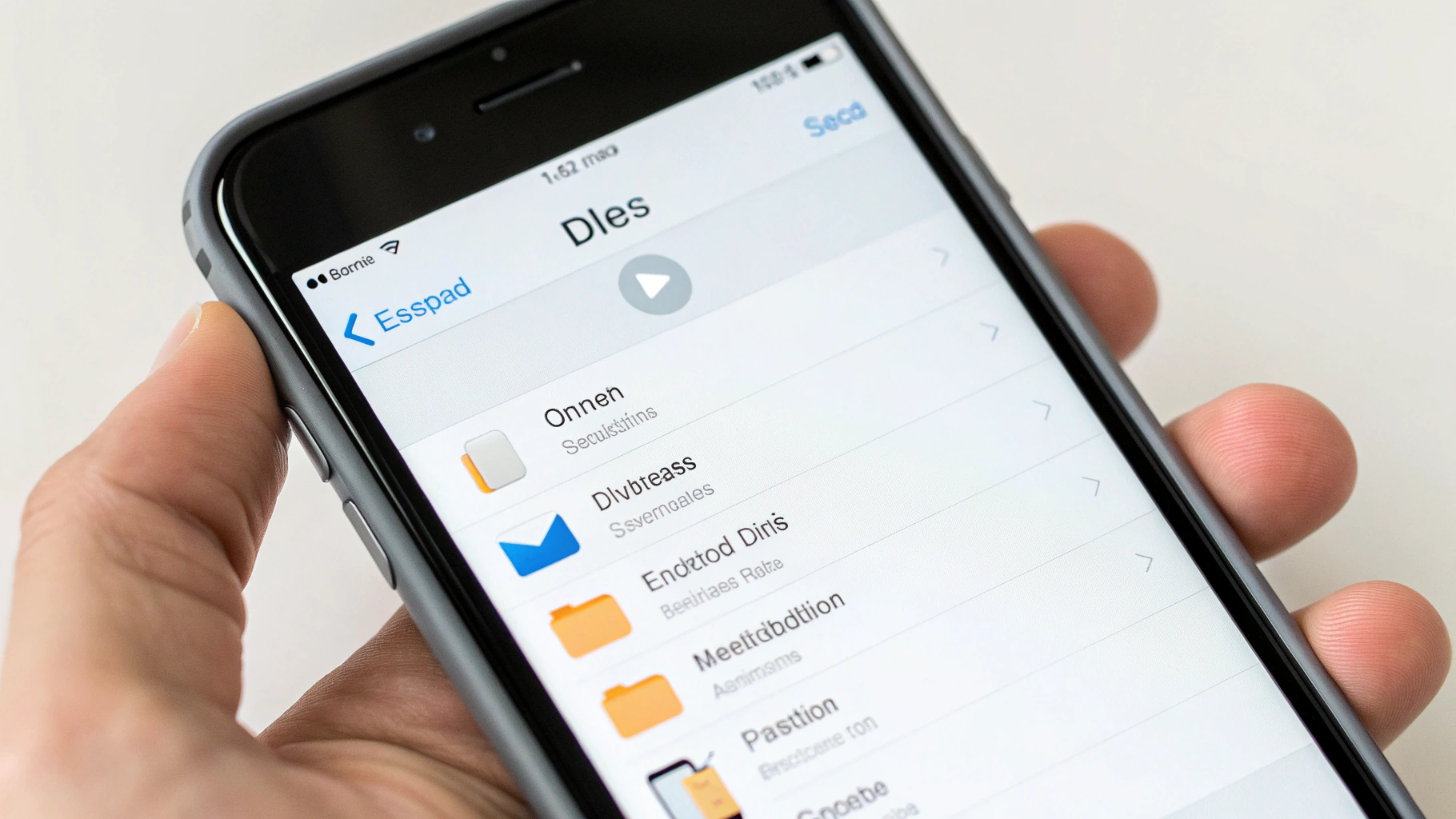 Приложение «Файлы» на iPhone: внешний накопитель появился в разделе «Места»