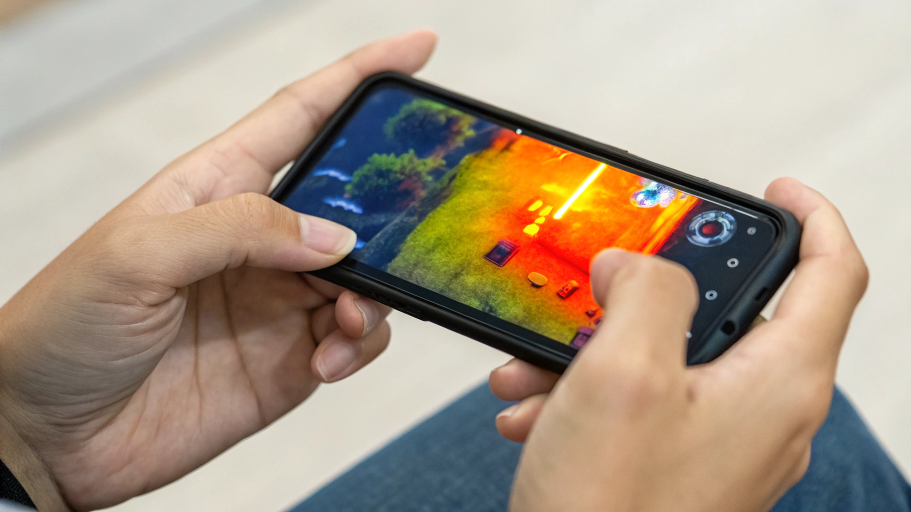 Проверка нагрева смартфона во время игры