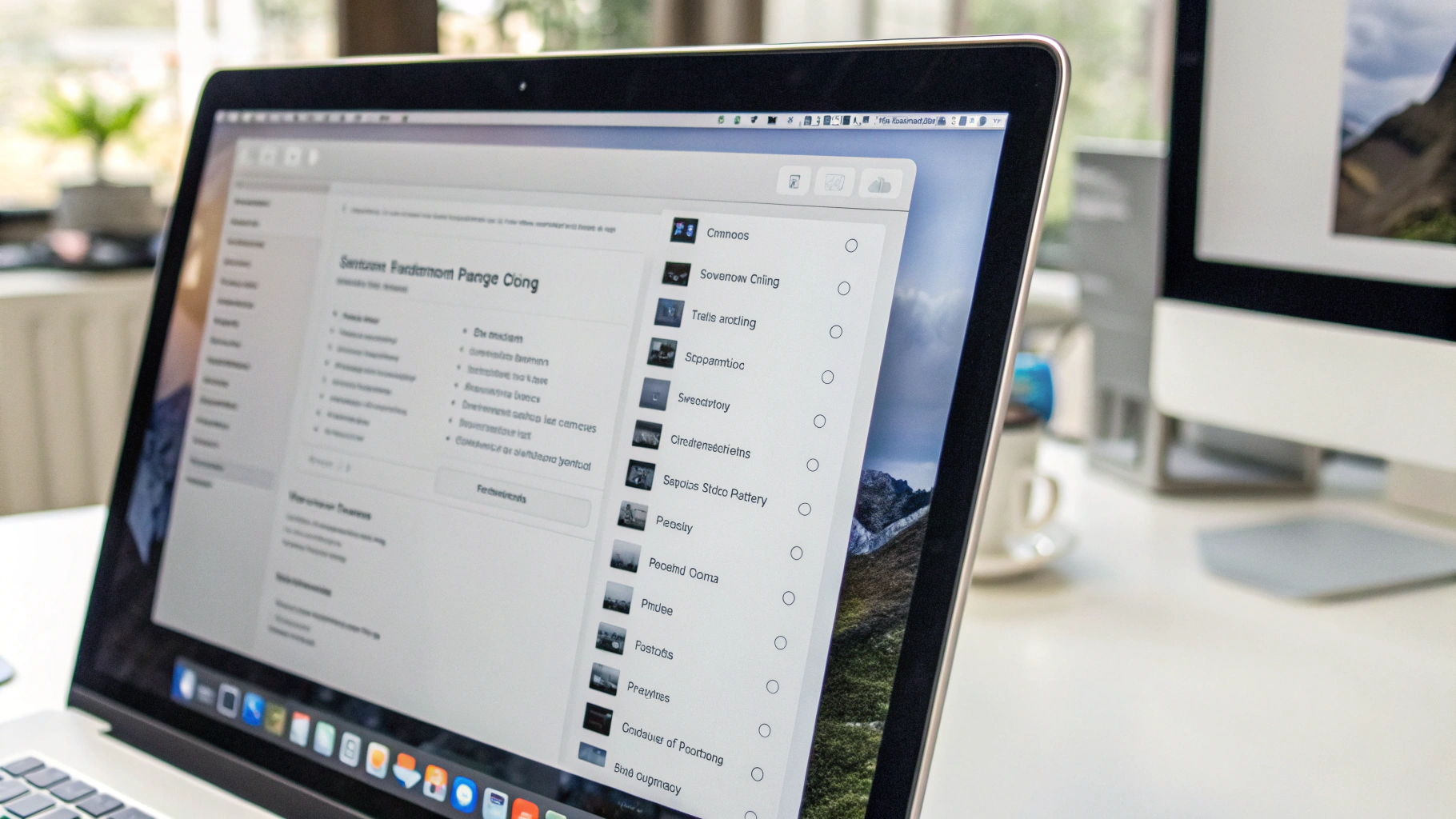 Окно «Дисплеи» в macOS с вариантами масштабирования для внешнего 4K-монитора
