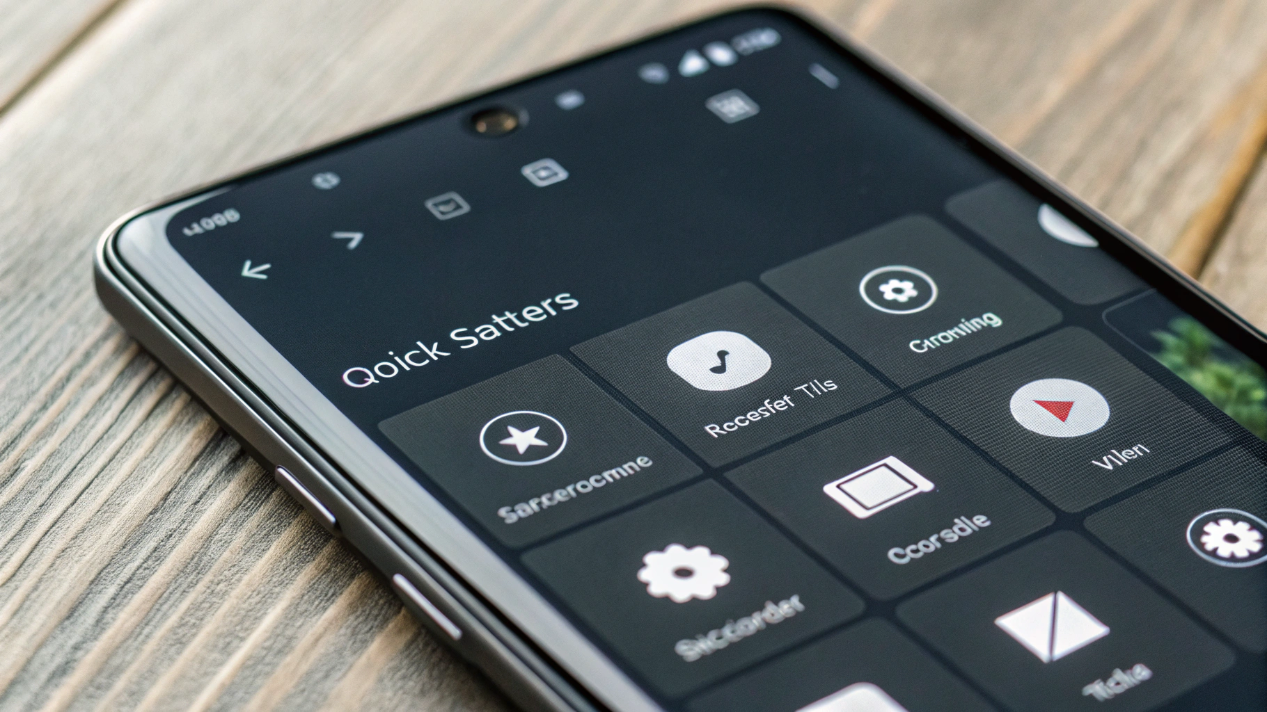 Плитка «Запись экрана» в быстрых настройках Samsung Galaxy