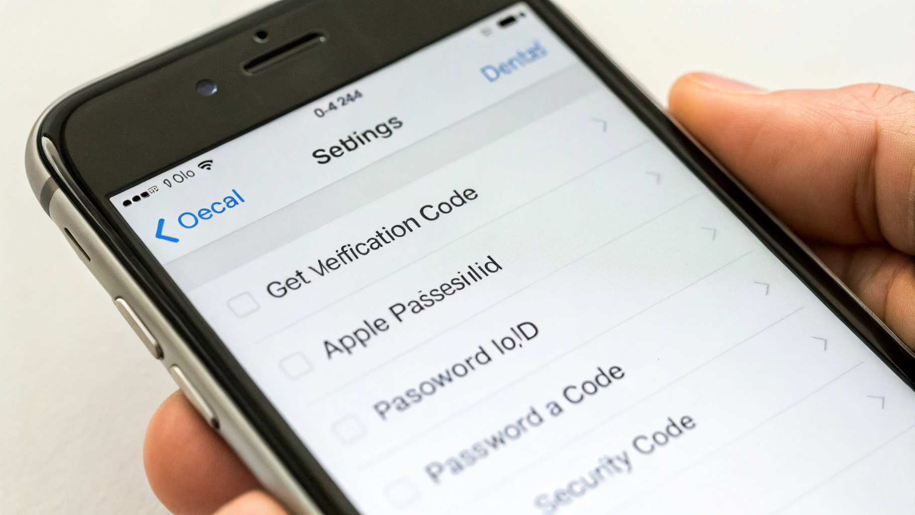 Раздел Apple ID «Пароль и безопасность» с кнопкой получения кода подтверждения