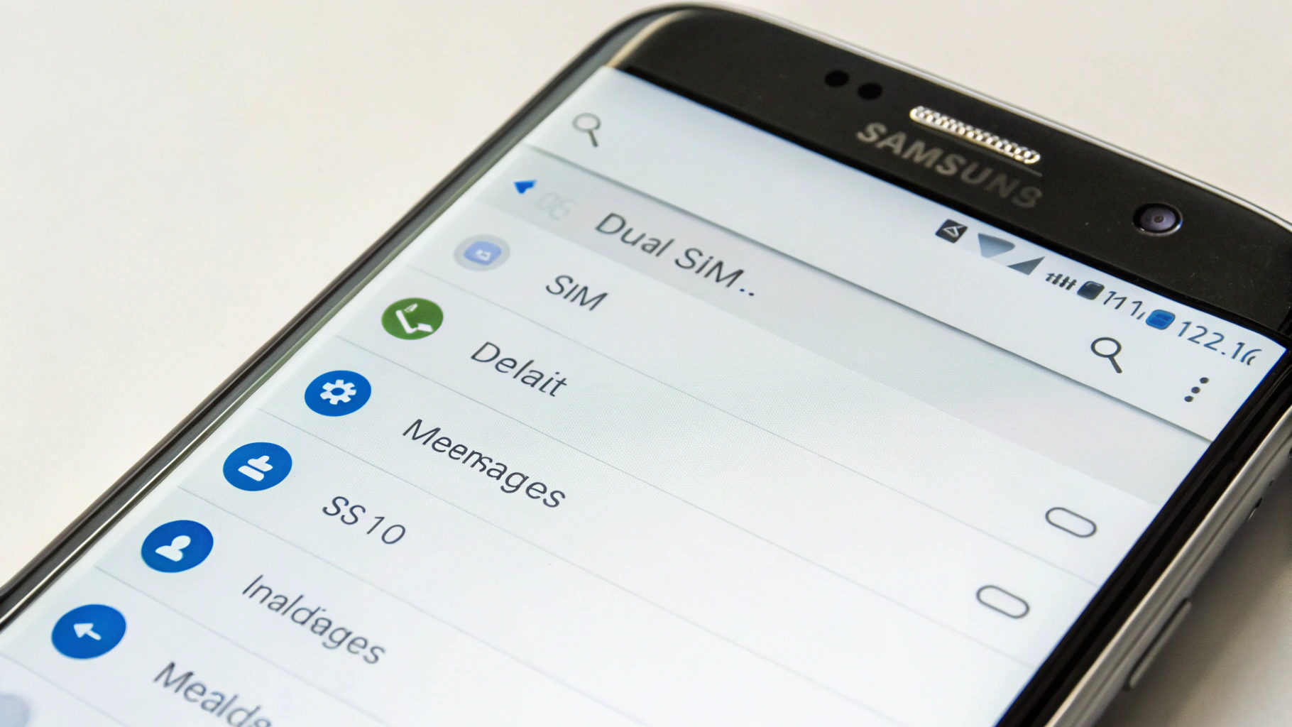 Выбор SIM по умолчанию для SMS на Samsung Galaxy при настройке RCS