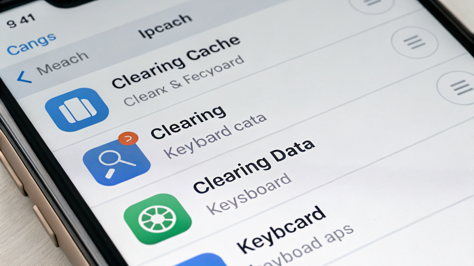 Очистка кэша и данных Samsung Keyboard в настройках приложений