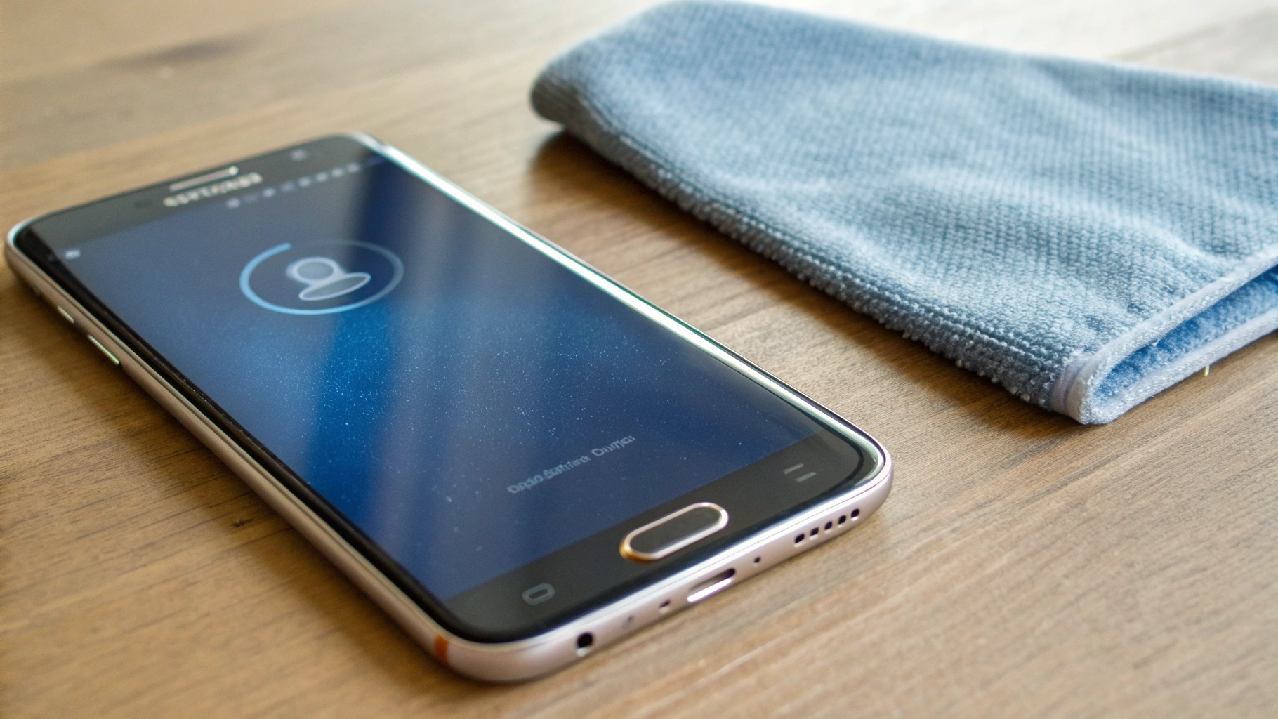 Настройка распознавания лица на Samsung Galaxy и проверка чистоты фронтальной камеры