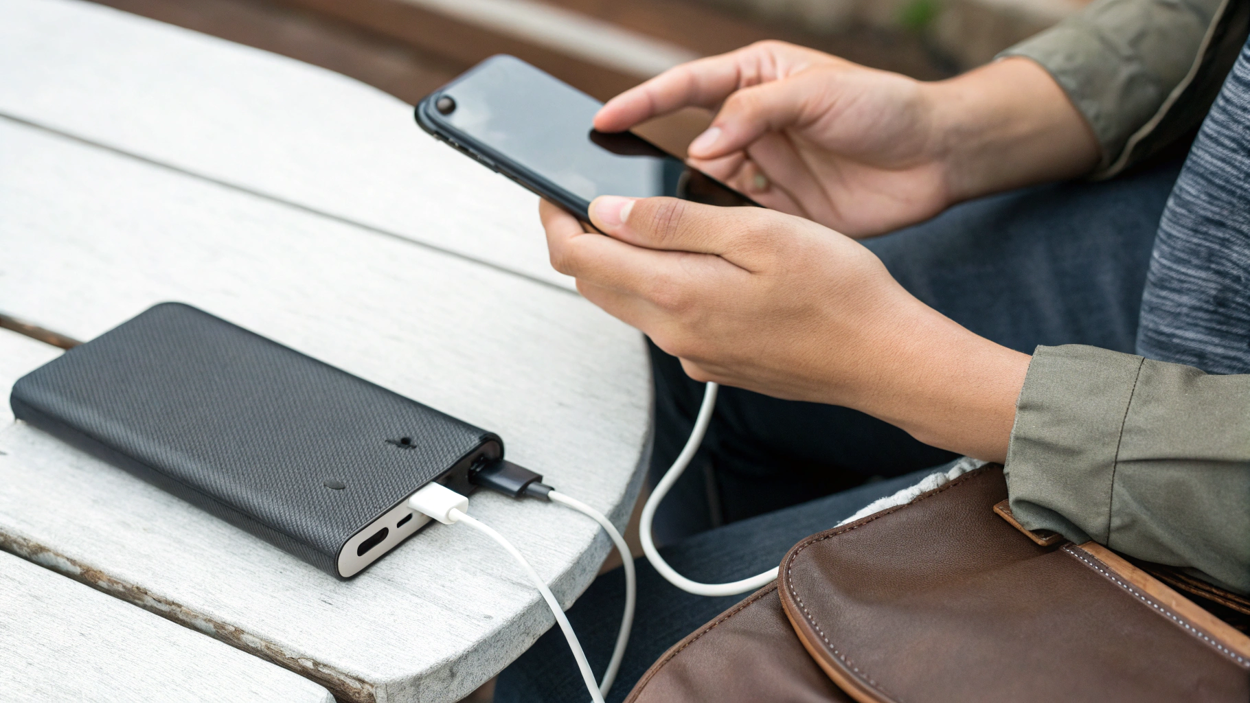 Проверка разных портов пауэрбанка: USB‑C и USB‑A, чтобы найти стабильную зарядку iPhone