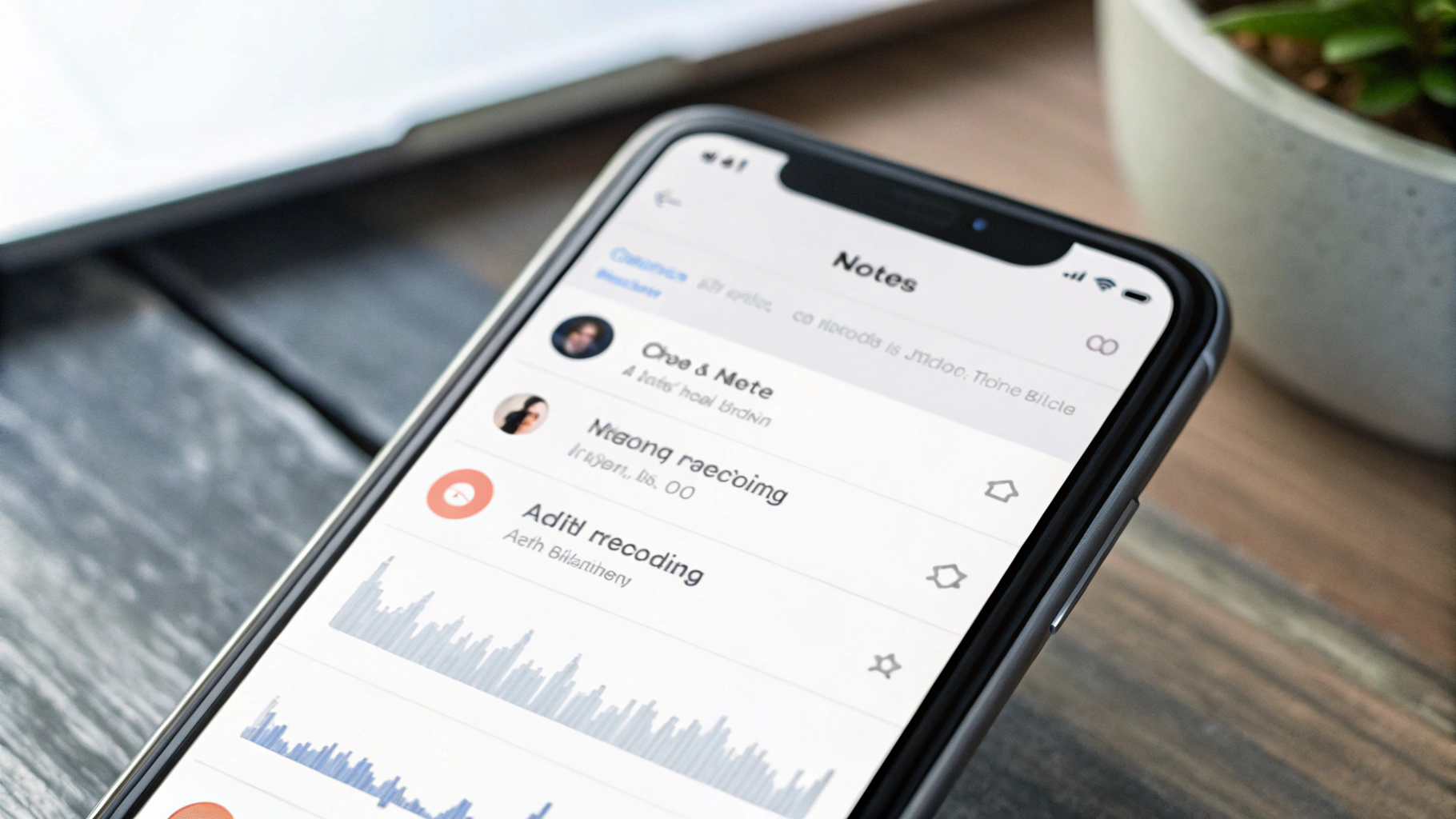 Сохранённая запись звонка в «Заметках» в виде отдельной заметки