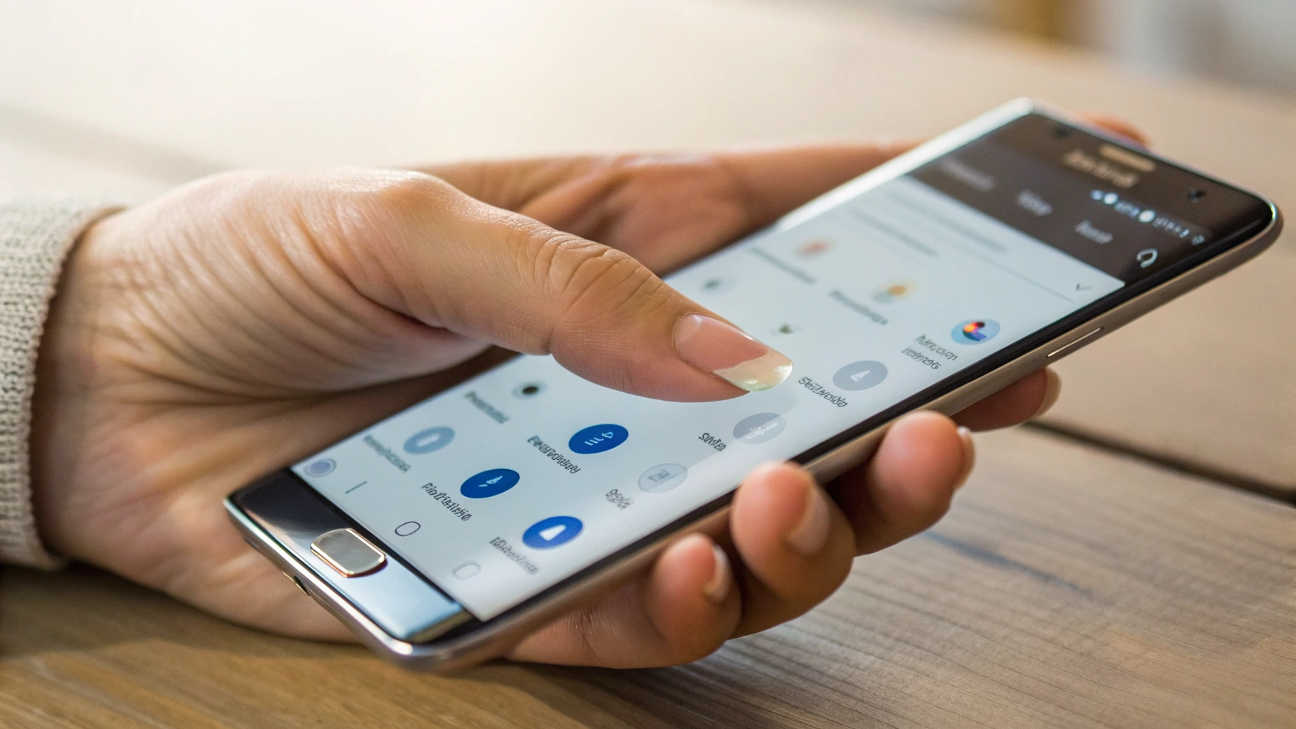 Меню настройки Always On Display на Samsung Galaxy в One UI