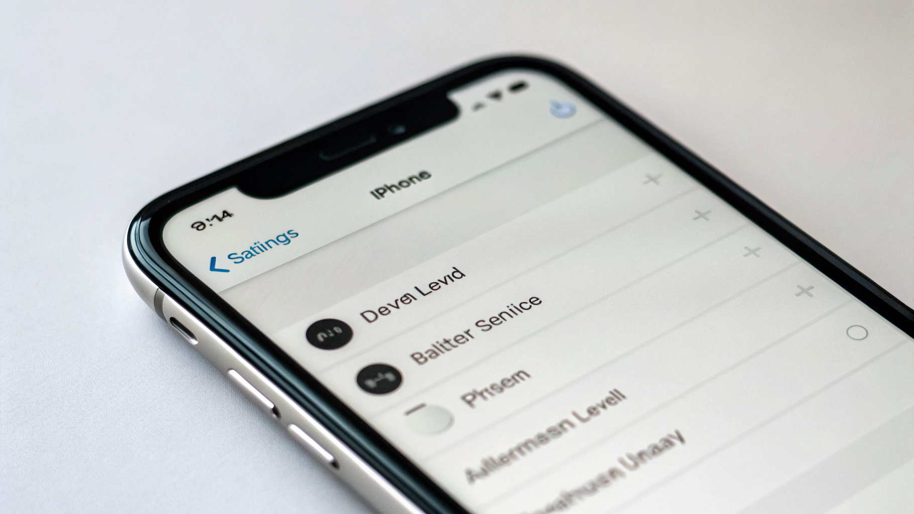 Экран «Об этом устройстве» на iPhone с моделью и версией iOS для проверки совместимости