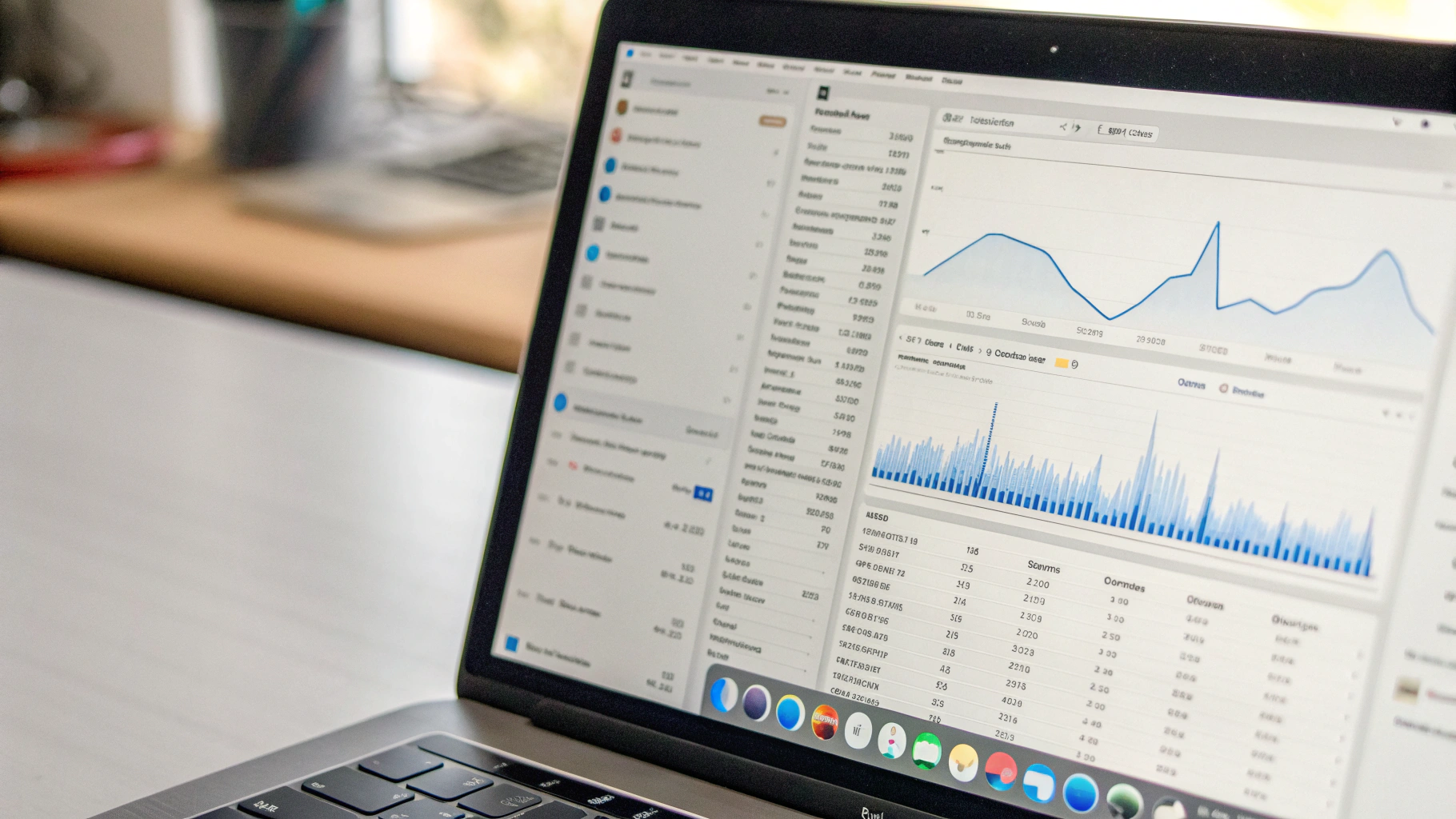 Окно «Мониторинг системы» на MacBook для поиска процессов, которые нагружают CPU и память