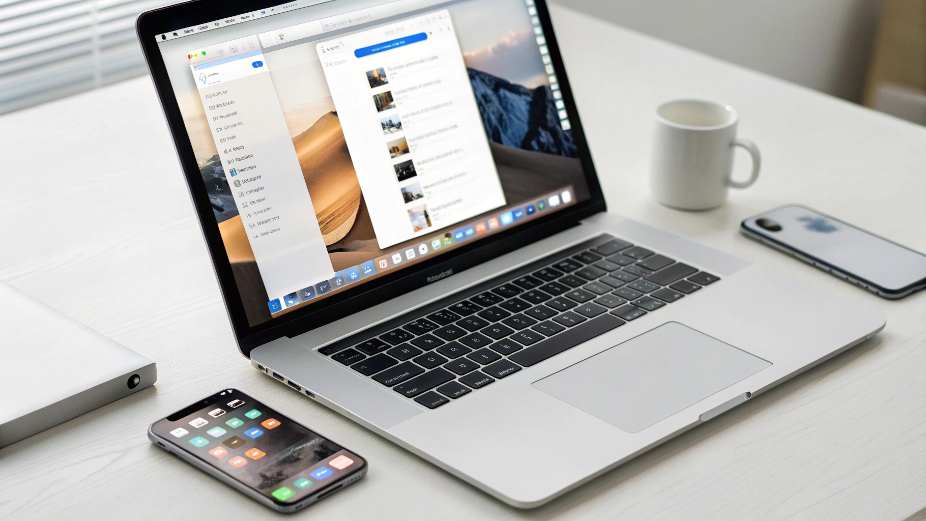 Пример передачи фото и видео с iPhone на Mac через AirDrop