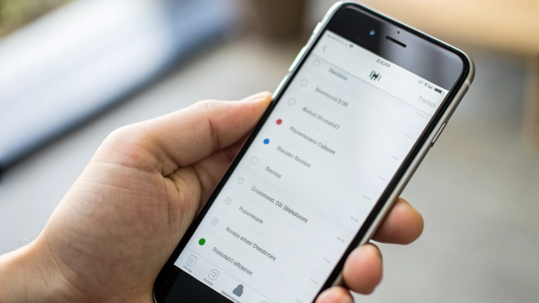 Список сетей Wi‑Fi на iPhone и статус подключения