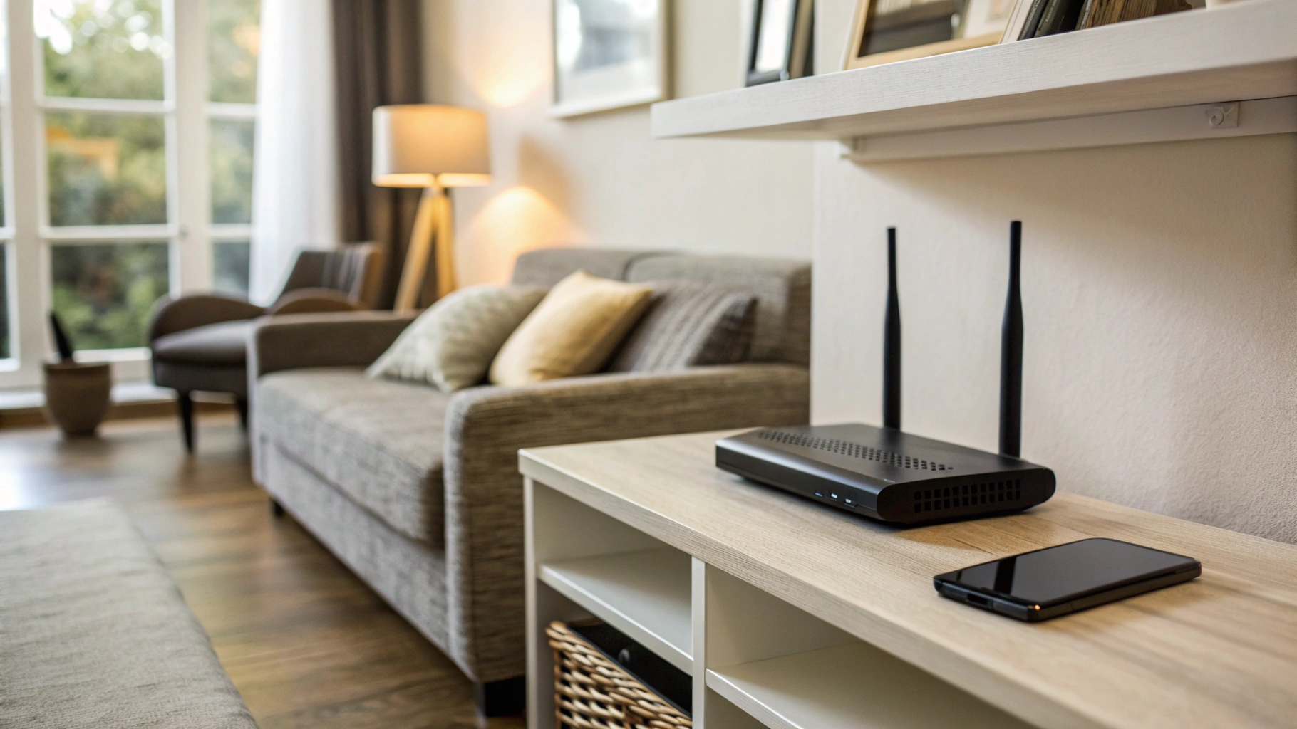 Домашний роутер в комнате: удачное размещение для стабильного Wi‑Fi