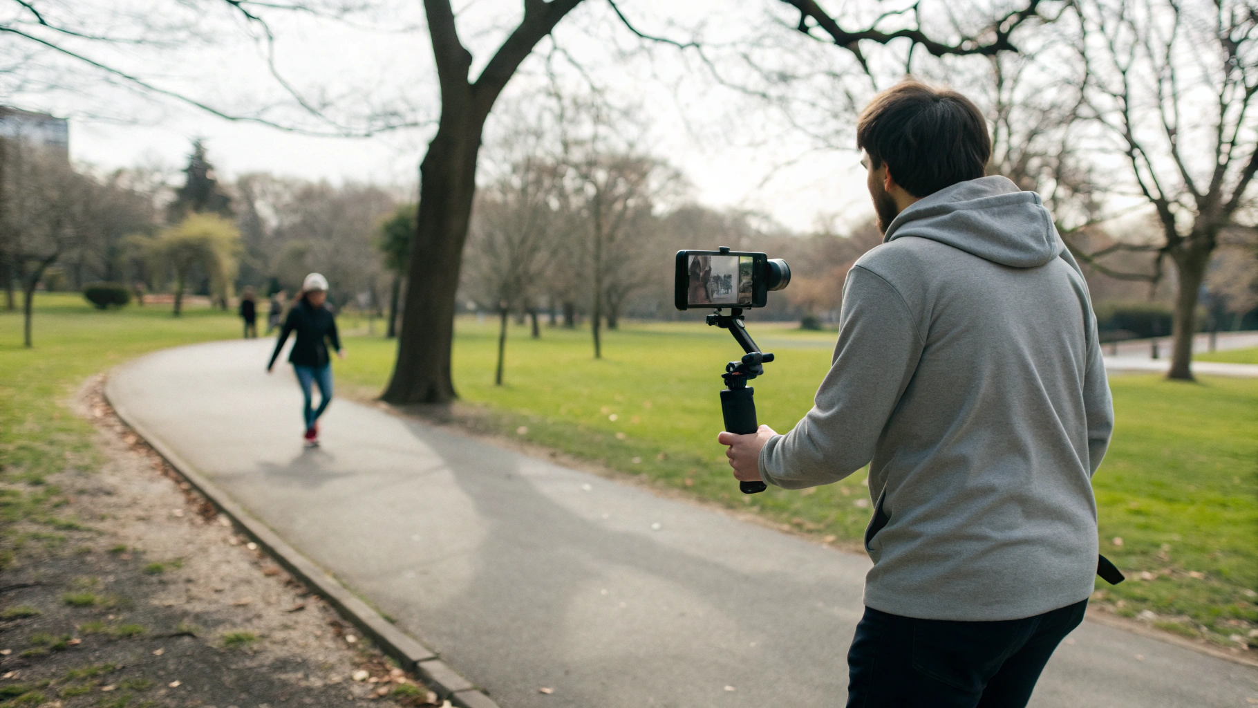 Тест стабилизации видео на смартфоне при съёмке на ходу